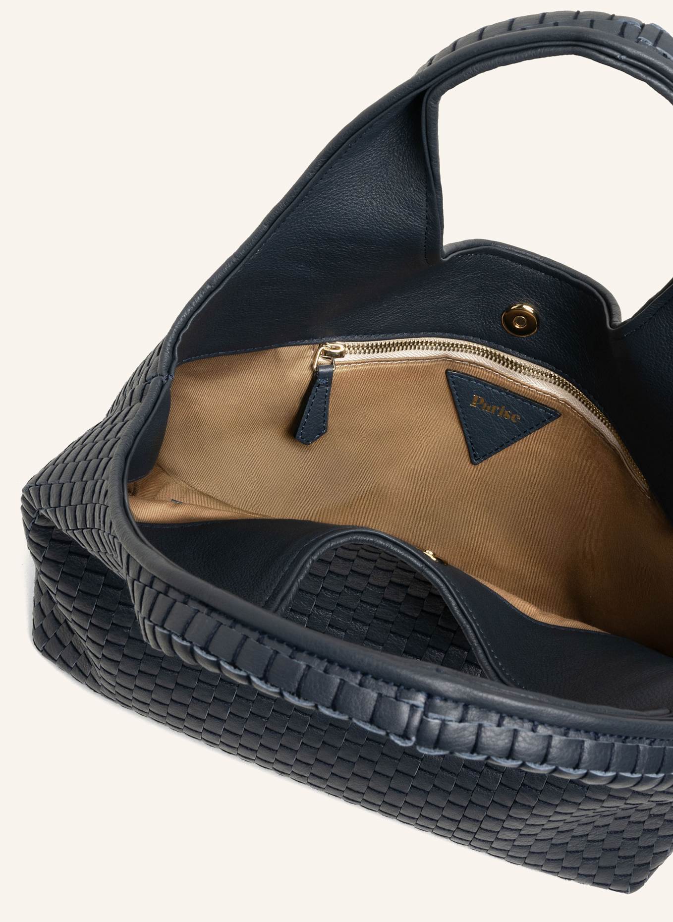 Parise Handtasche '1312': BLAU/ DUNKELBLAU