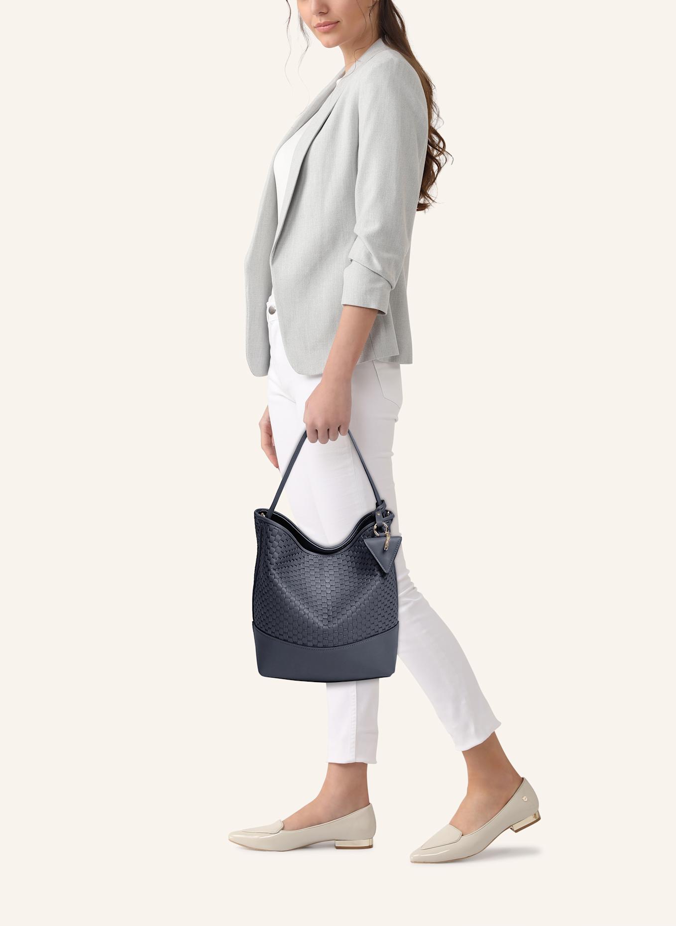 Parise Beuteltasche '51' MEDIUM: BLAU/ DUNKELBLAU