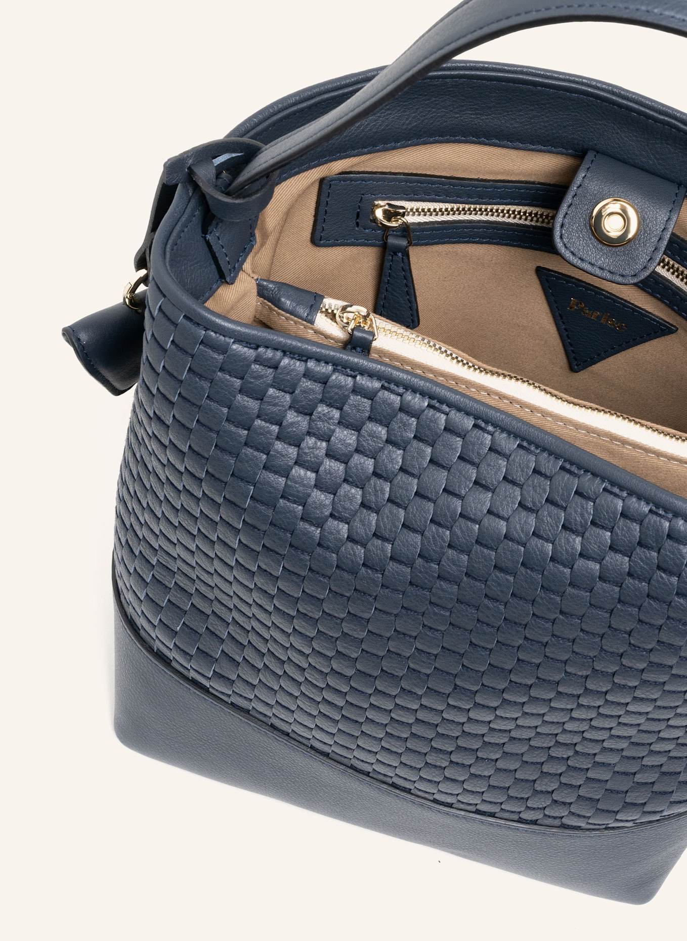 Parise Beuteltasche '51' MEDIUM: BLAU/ DUNKELBLAU