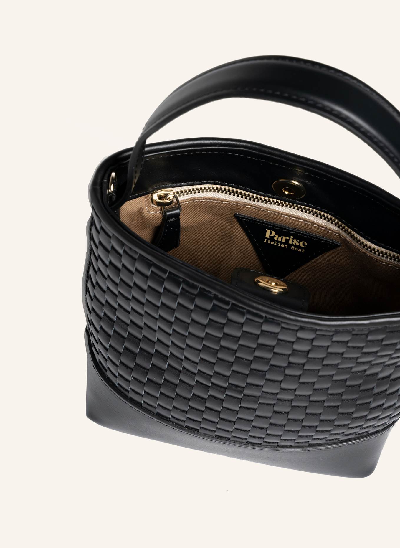 Parise Beuteltasche '51' SMALL: SCHWARZ