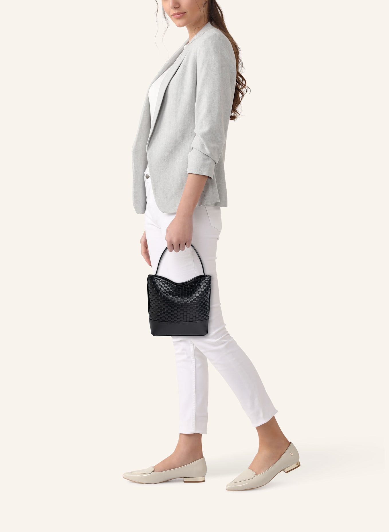 Parise Beuteltasche '51' SMALL: SCHWARZ