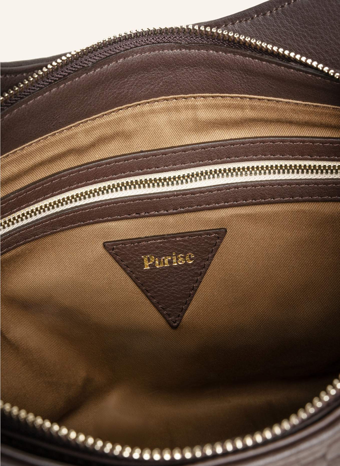 Parise Schultertaschen '697': DUNKELBRAUN/ BRAUN