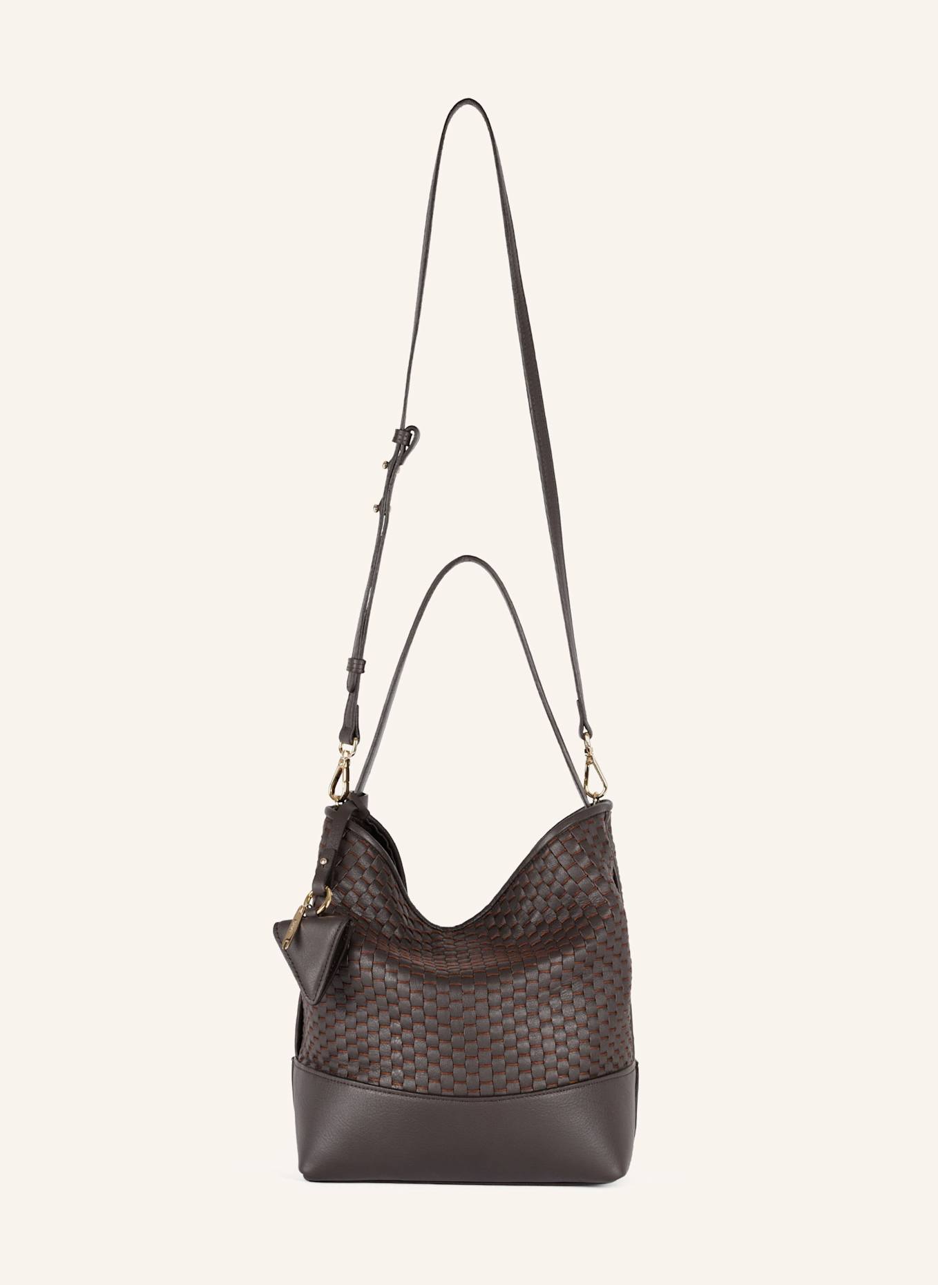 Parise Beuteltasche '51' MEDIUM: BRAUN/ DUNKELBRAUN