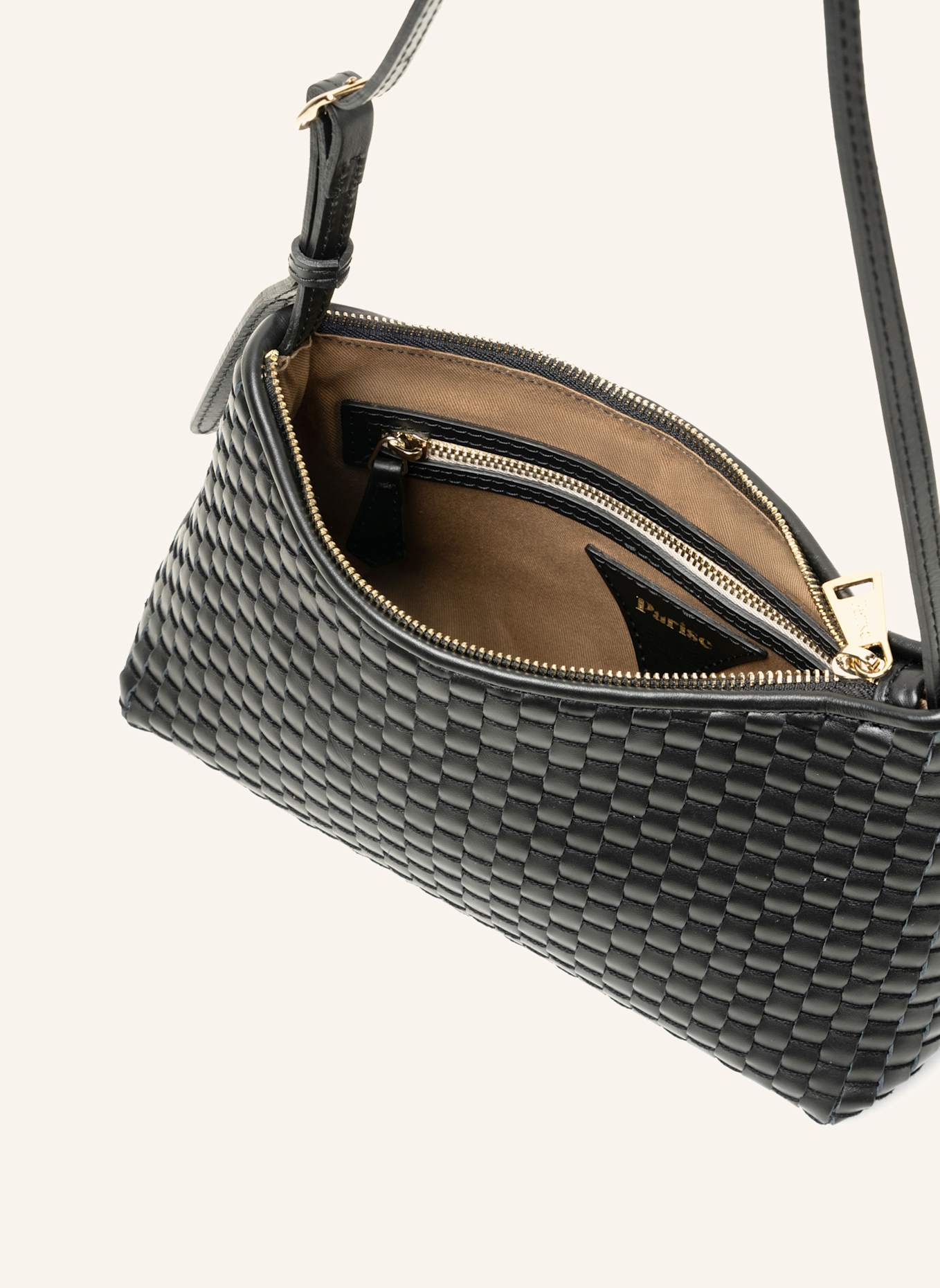 Parise Schultertaschen '81': SCHWARZ