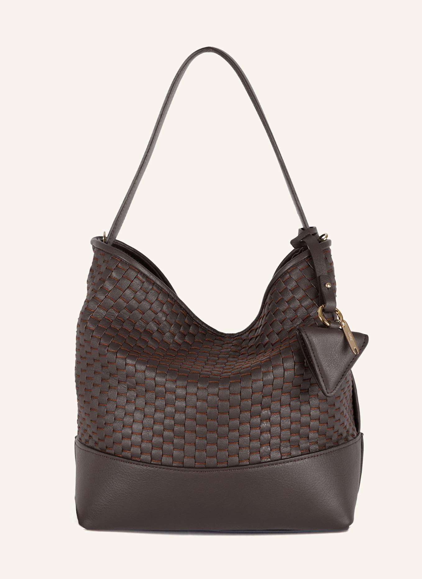 Parise Beuteltasche '51' MEDIUM: BRAUN/ DUNKELBRAUN