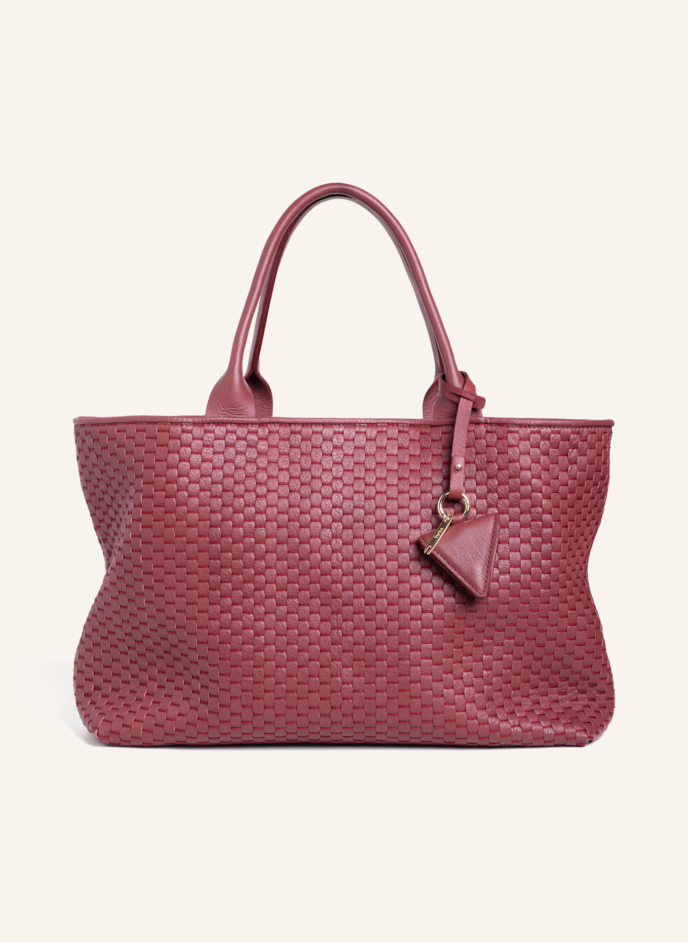 Parise Tote bag '60' MEDIUM: DUNKELROT