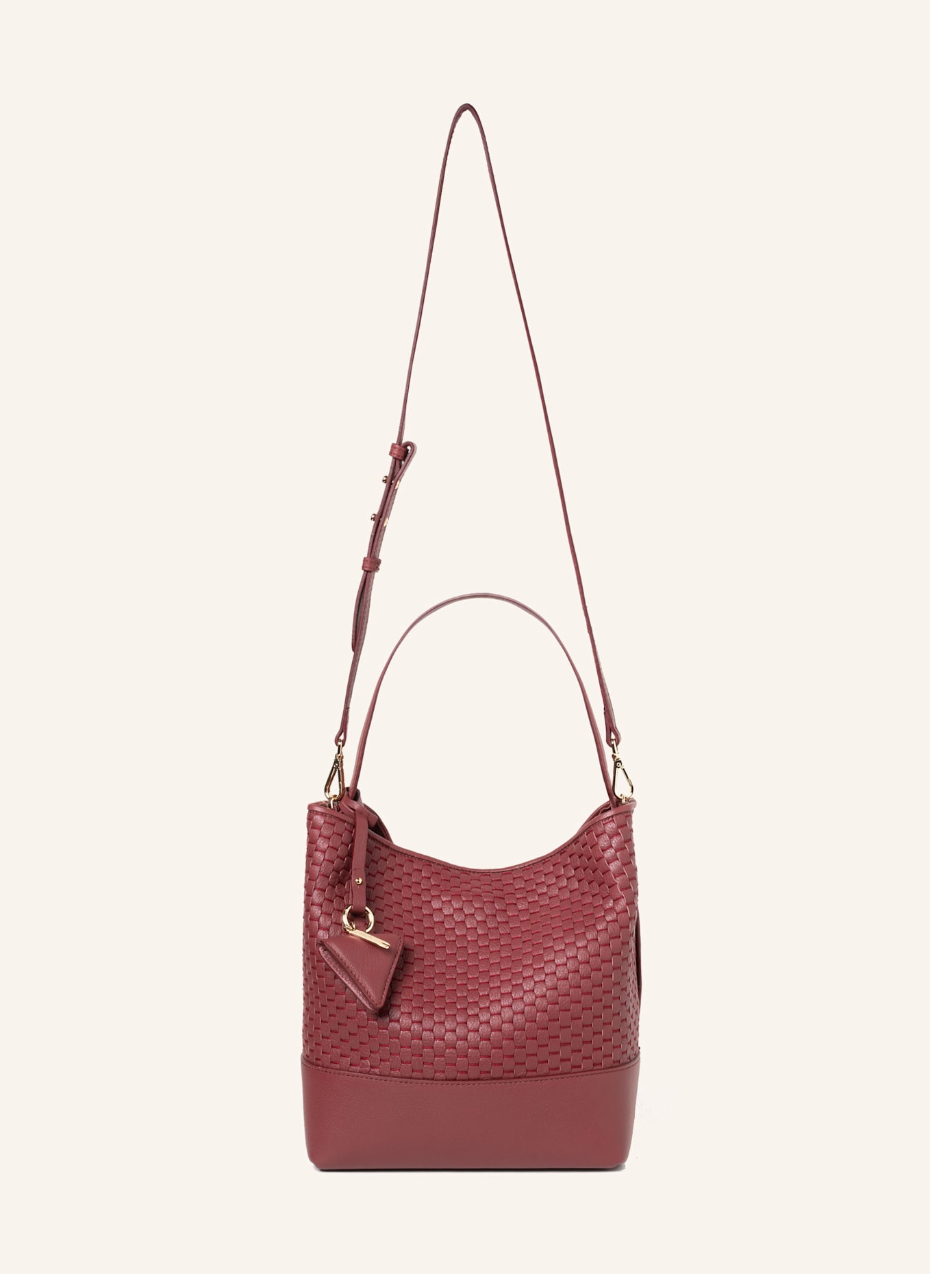 Parise Beuteltasche '51' MEDIUM: DUNKELROT