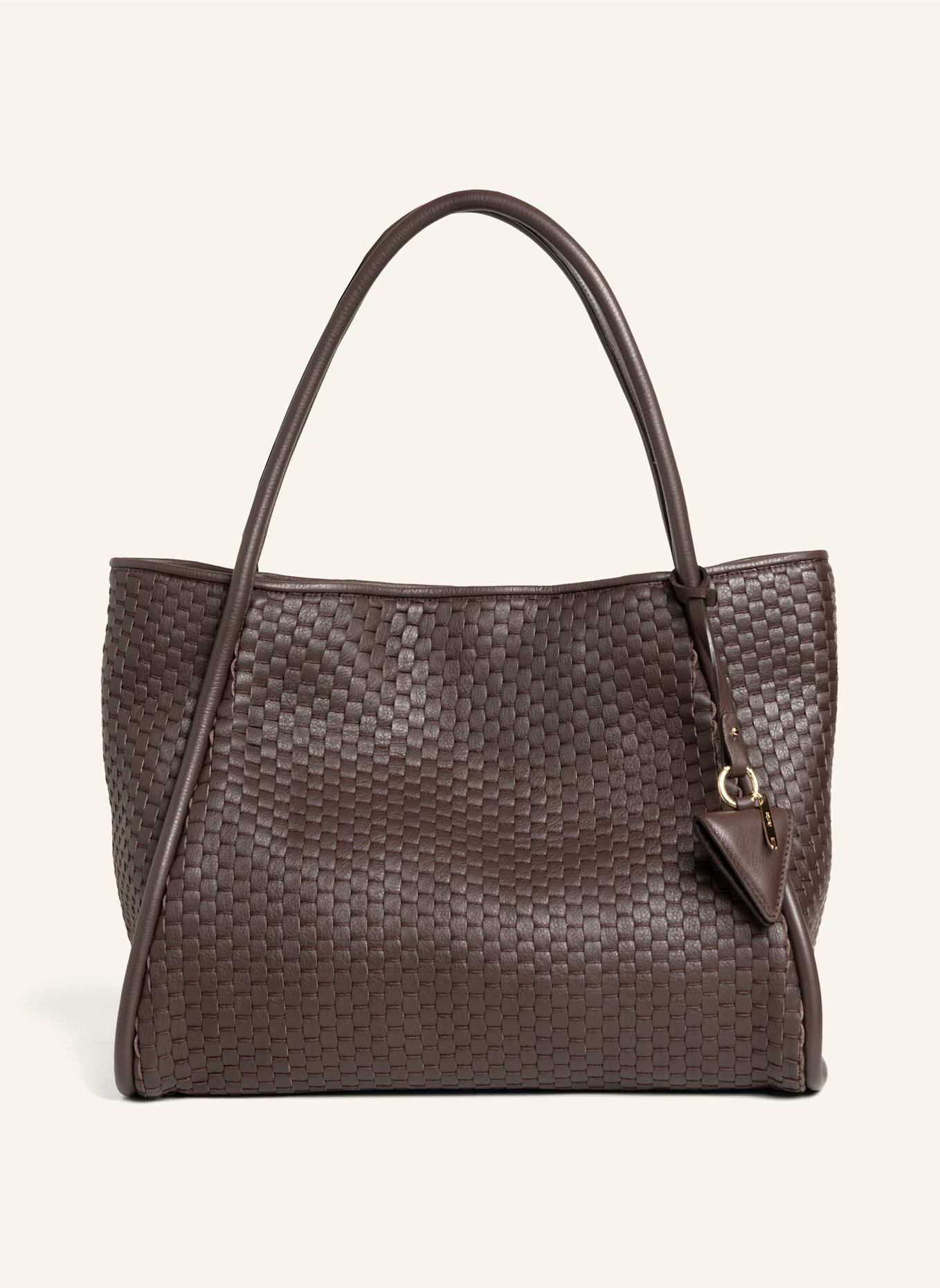 Parise Handtasche '09' RÖHRENFÖRMIG OHNE FRANSEN: BRAUN/ DUNKELBRAUN