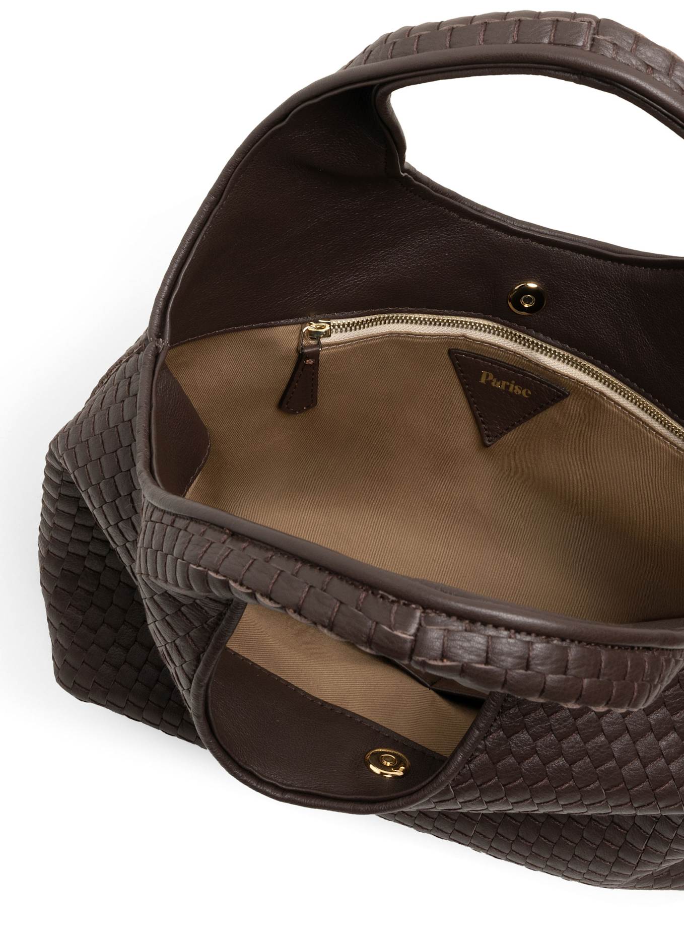 Parise Handtasche '1312': BRAUN/ DUNKELBRAUN