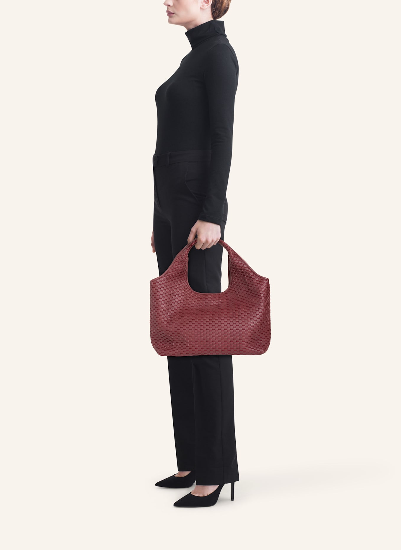 Parise Handtasche '1312': DUNKELROT