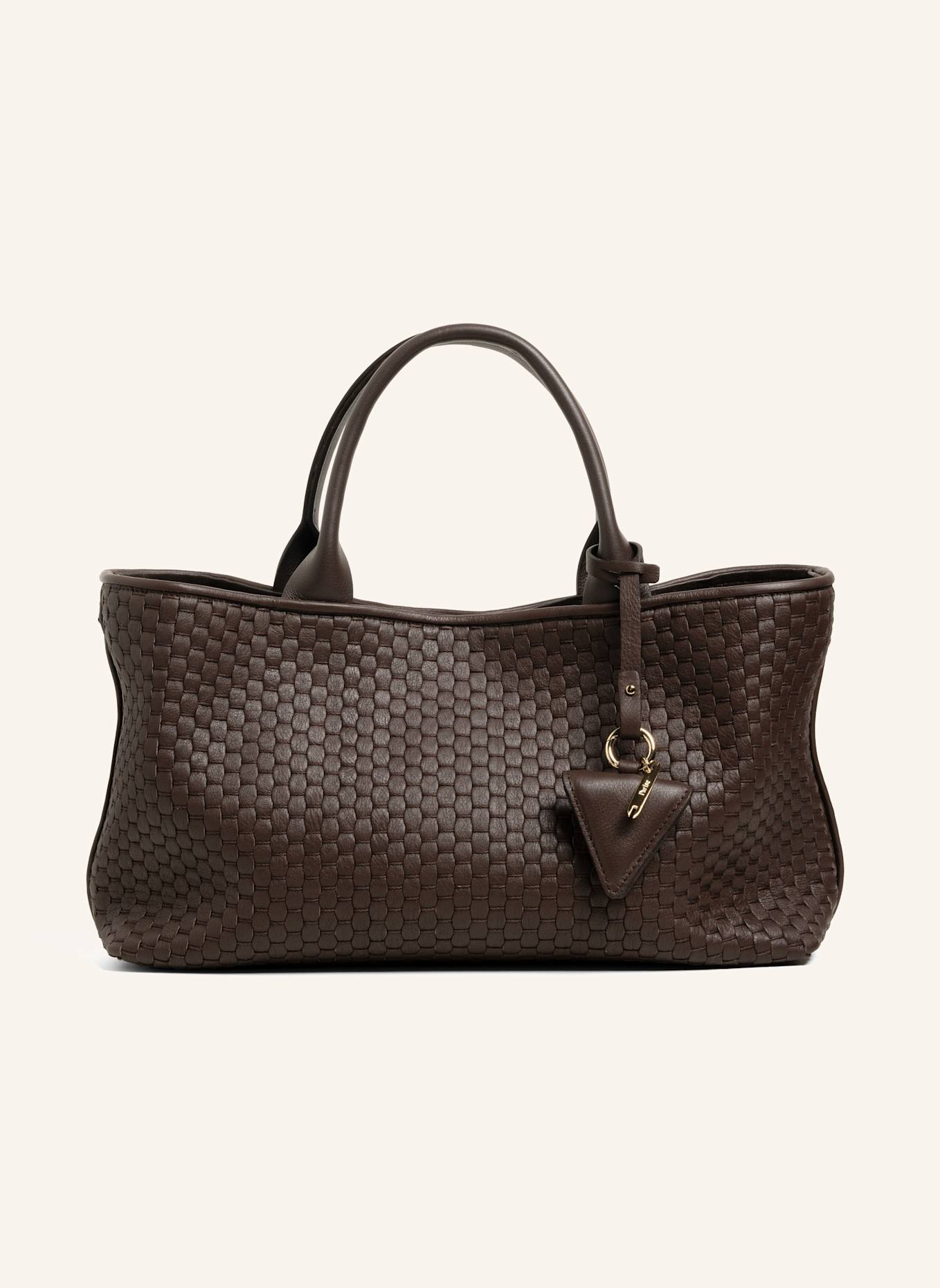Parise Tote Bag '60' SMALL: BROWN