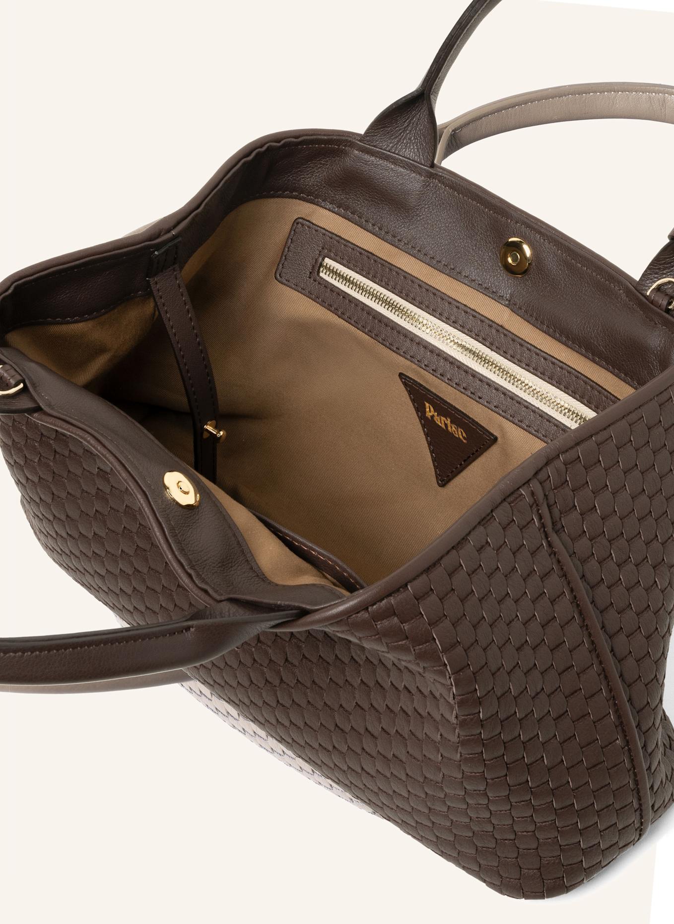 Parise Tote Bag '60' SMALL: BROWN