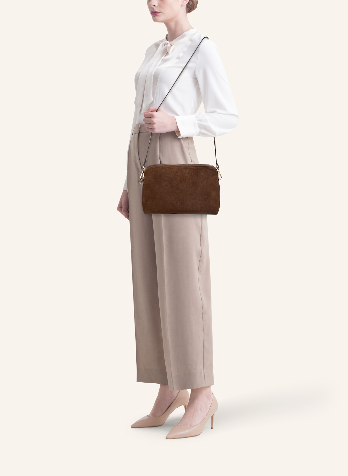 Parise Umhängetaschen '1789' MEDIUM: DUNKELBRAUN