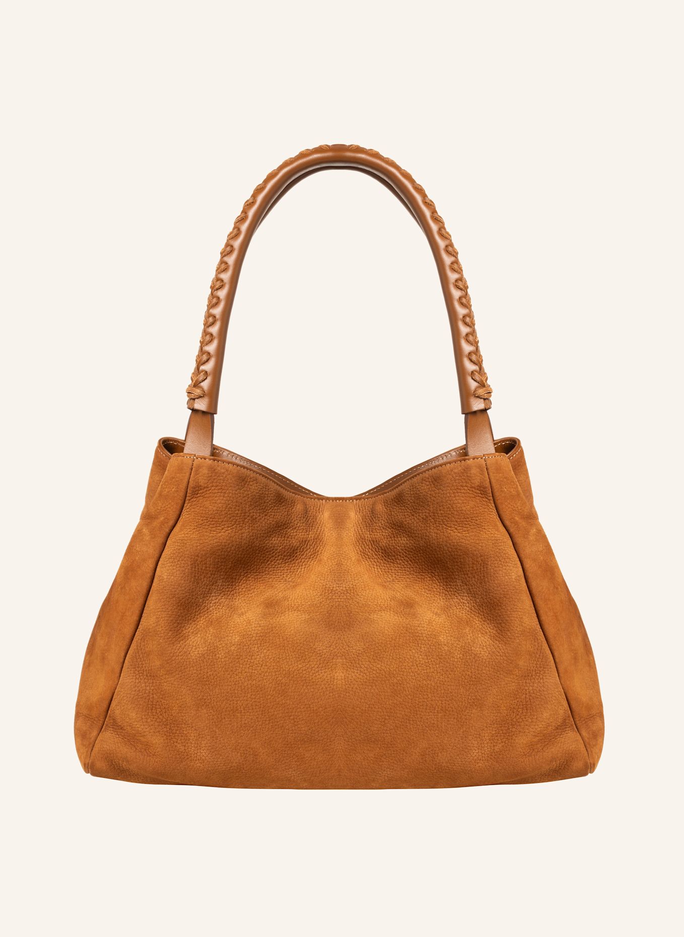 Parise Handtasche '09' OHNE FRANSEN: COGNAC