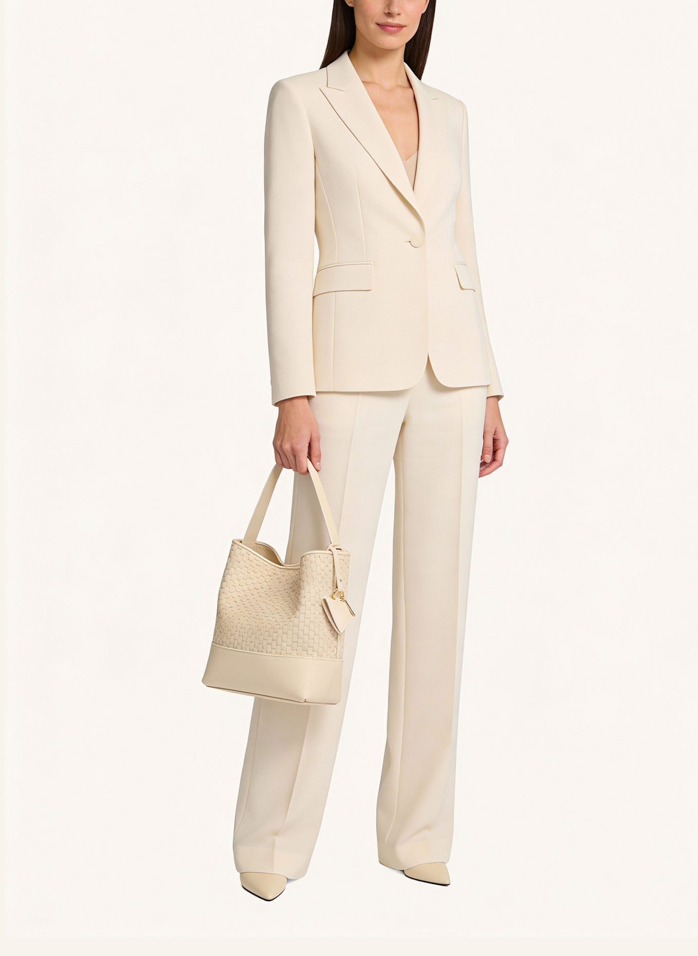 Parise Beuteltasche '51' MEDIUM: WEISS