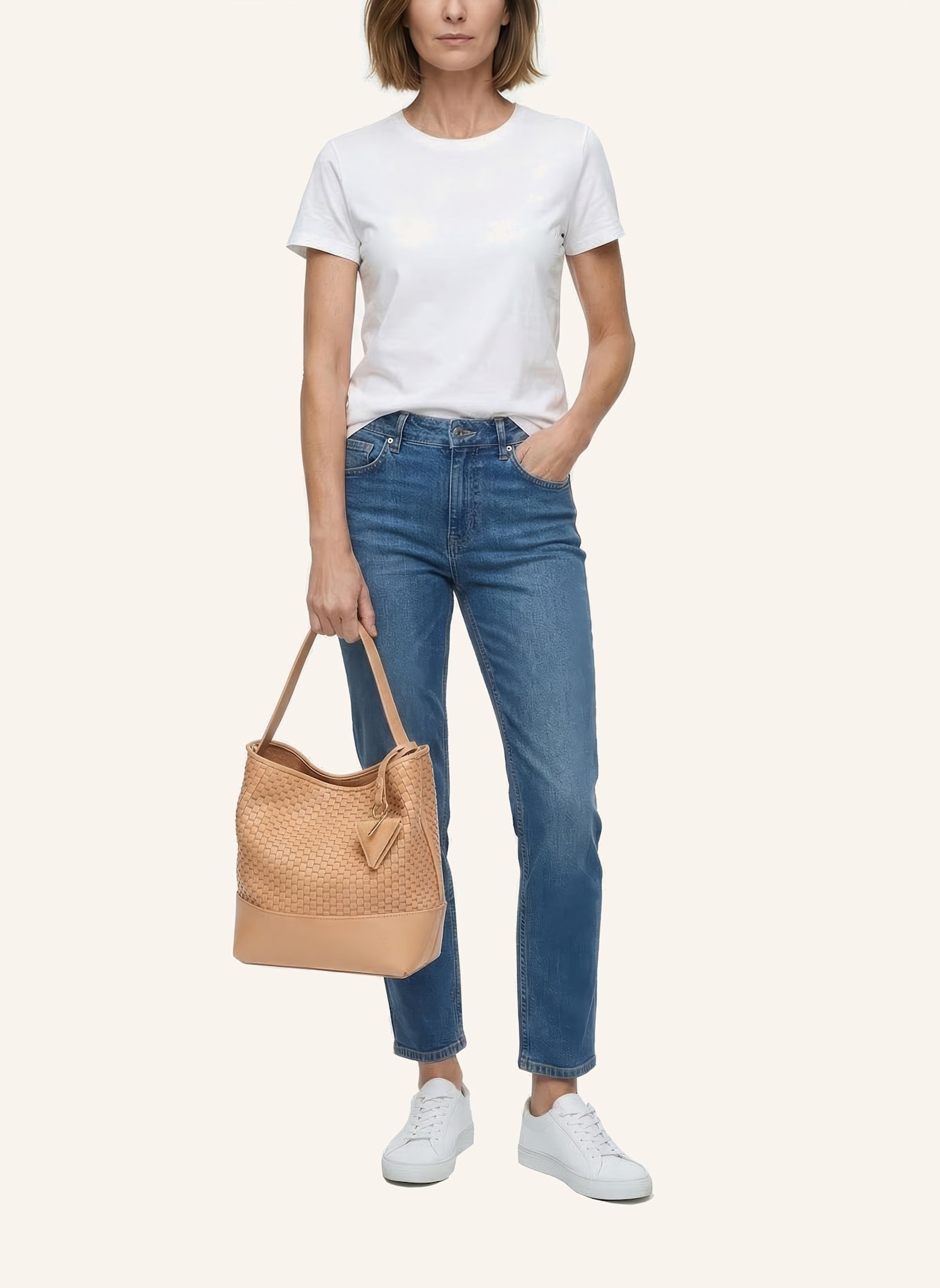 Parise Beuteltasche '51' MEDIUM: BEIGE/ CAMEL