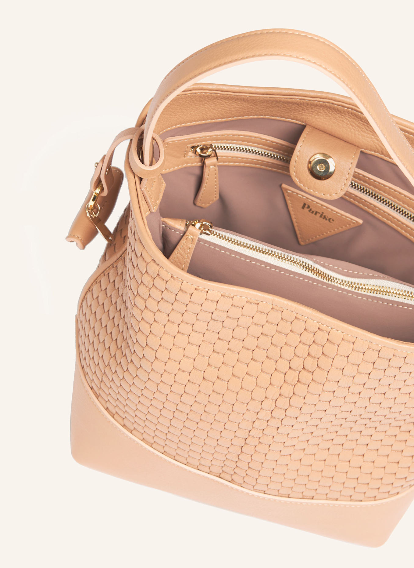 Parise Beuteltasche '51' MEDIUM: BEIGE/ CAMEL