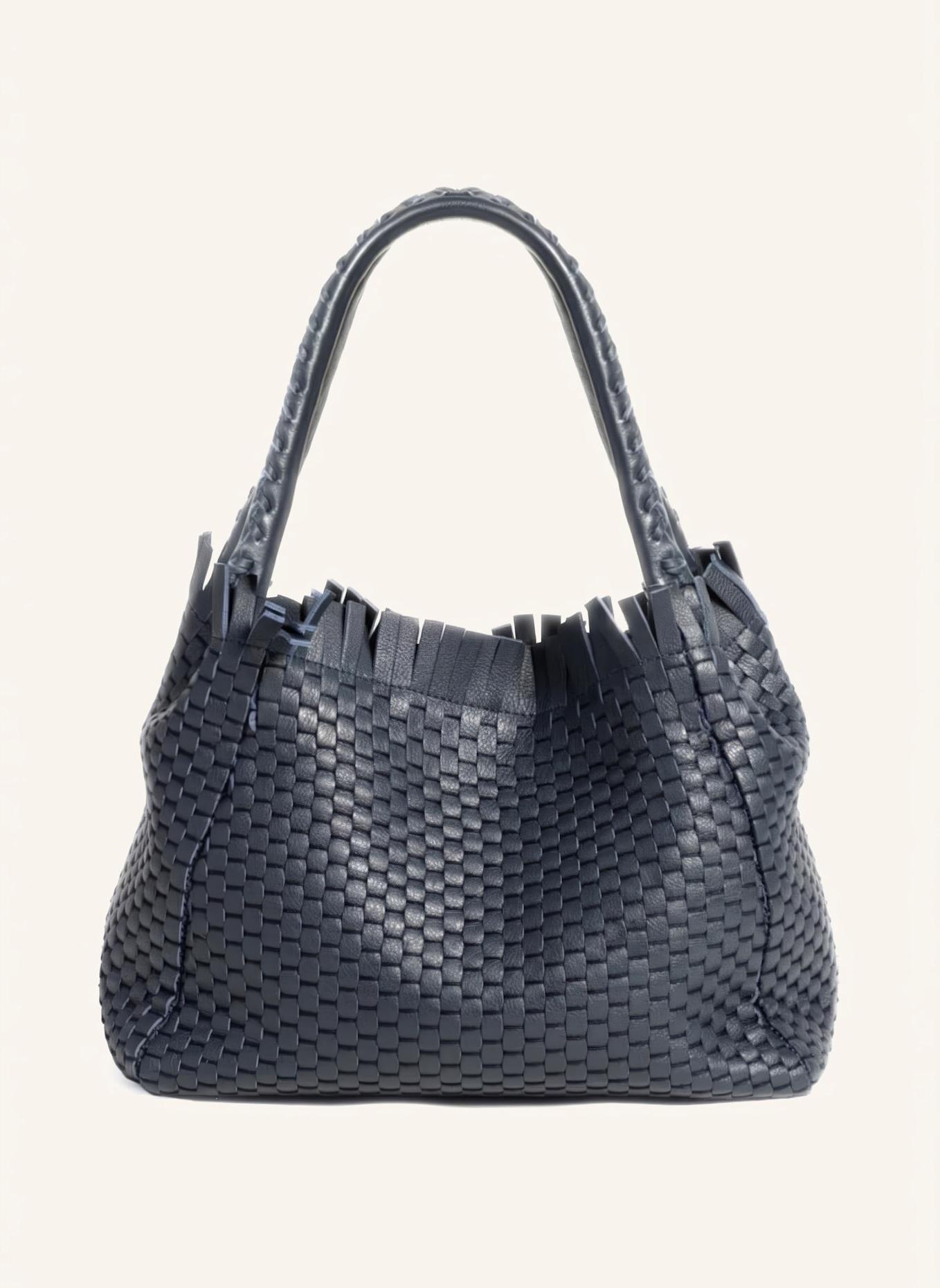 Parise Handtasche '09' SMALL: BLAU/ DUNKELBLAU