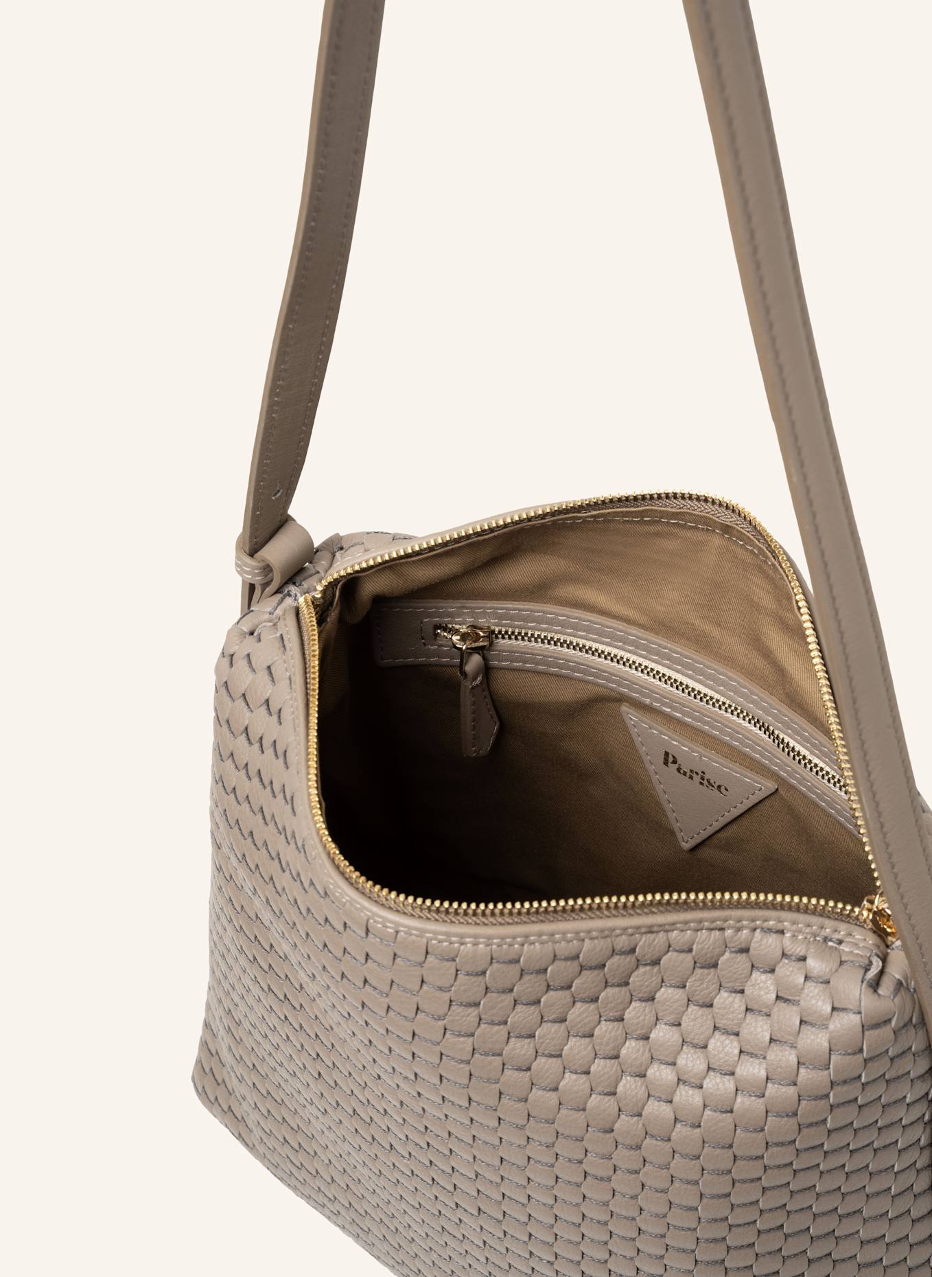 Parise Schultertaschen '1725': TAUPE/ GRAU