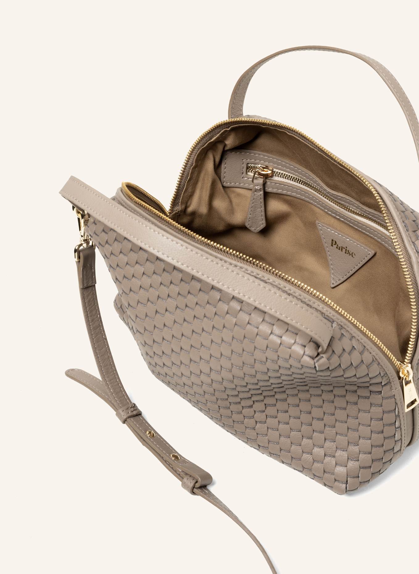 Parise Handtas '1570': TAUPE/ GRIJS