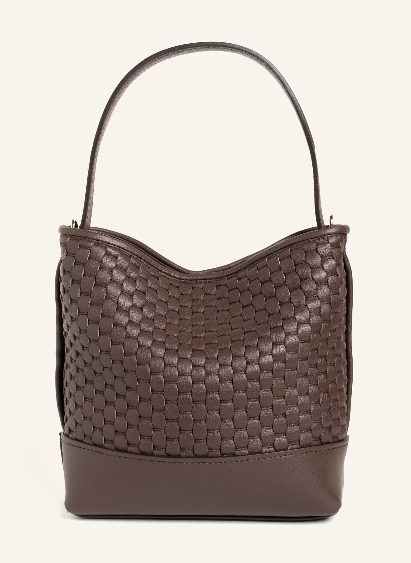 Parise Beuteltasche '51' SMALL: DUNKELBRAUN/ BRAUN