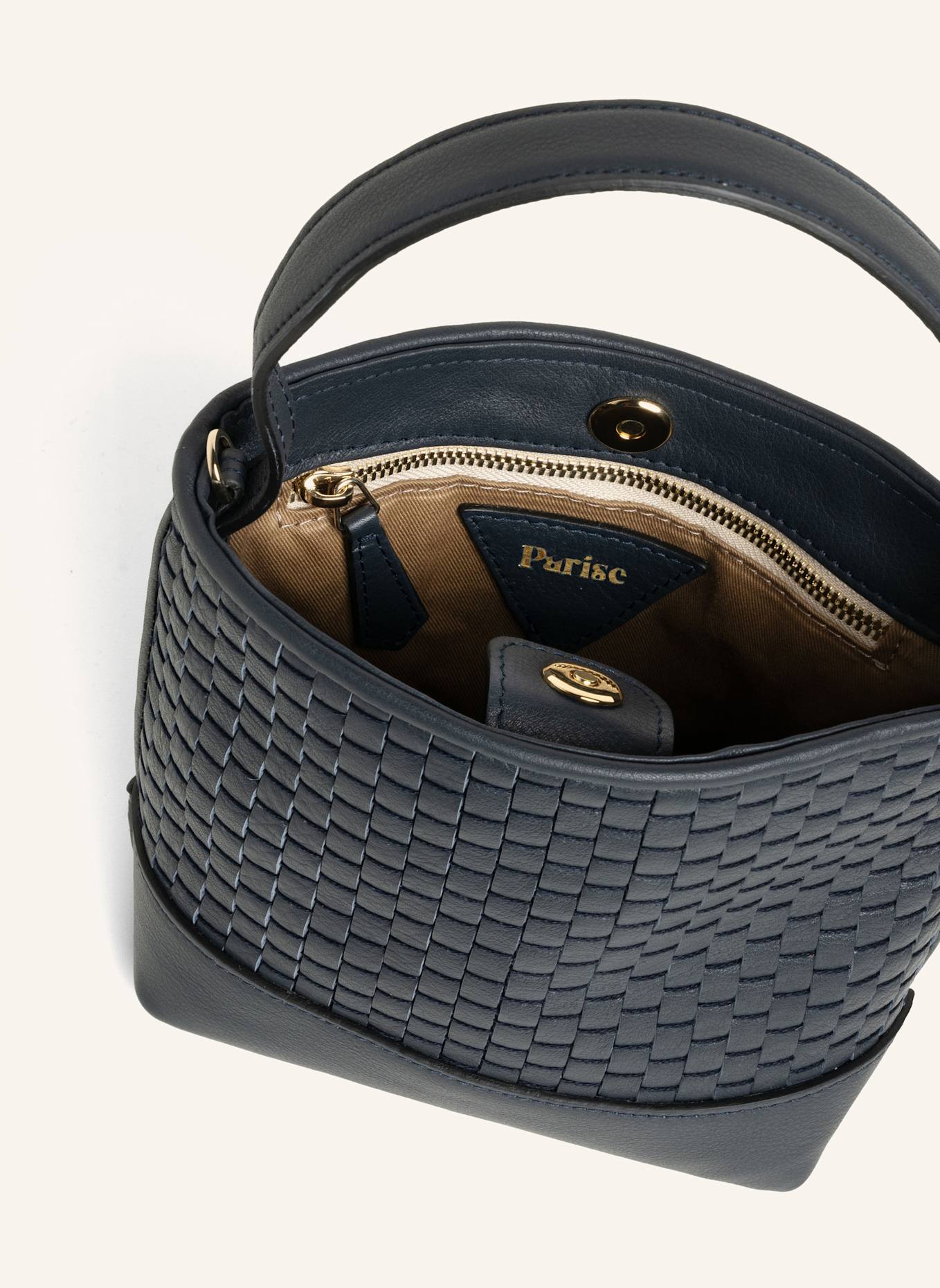 Parise Beuteltasche '51' SMALL: BLAU/ DUNKELBLAU