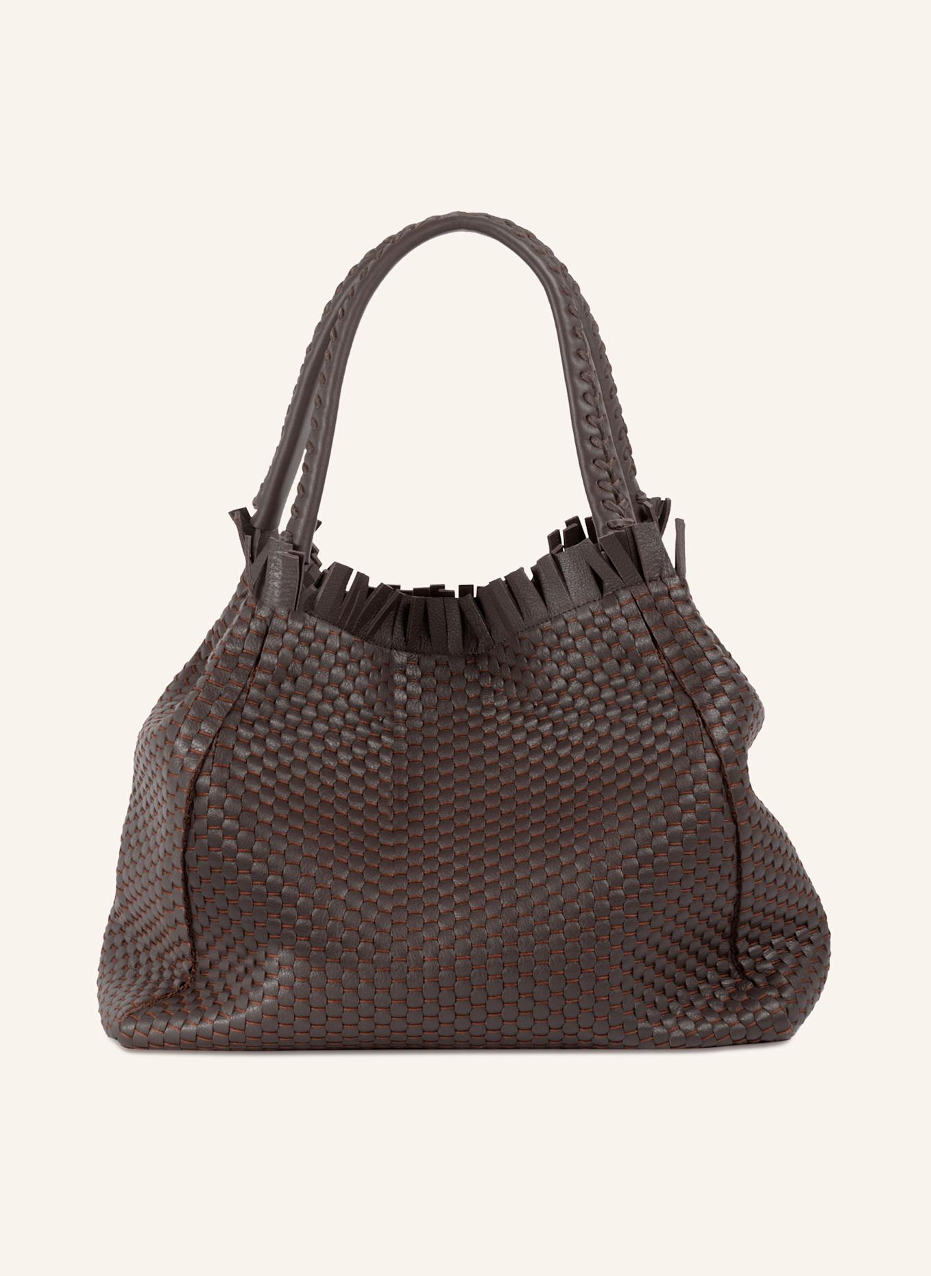 Parise Handtasche '09' MEDIUM: DUNKELBRAUN/ BRAUN