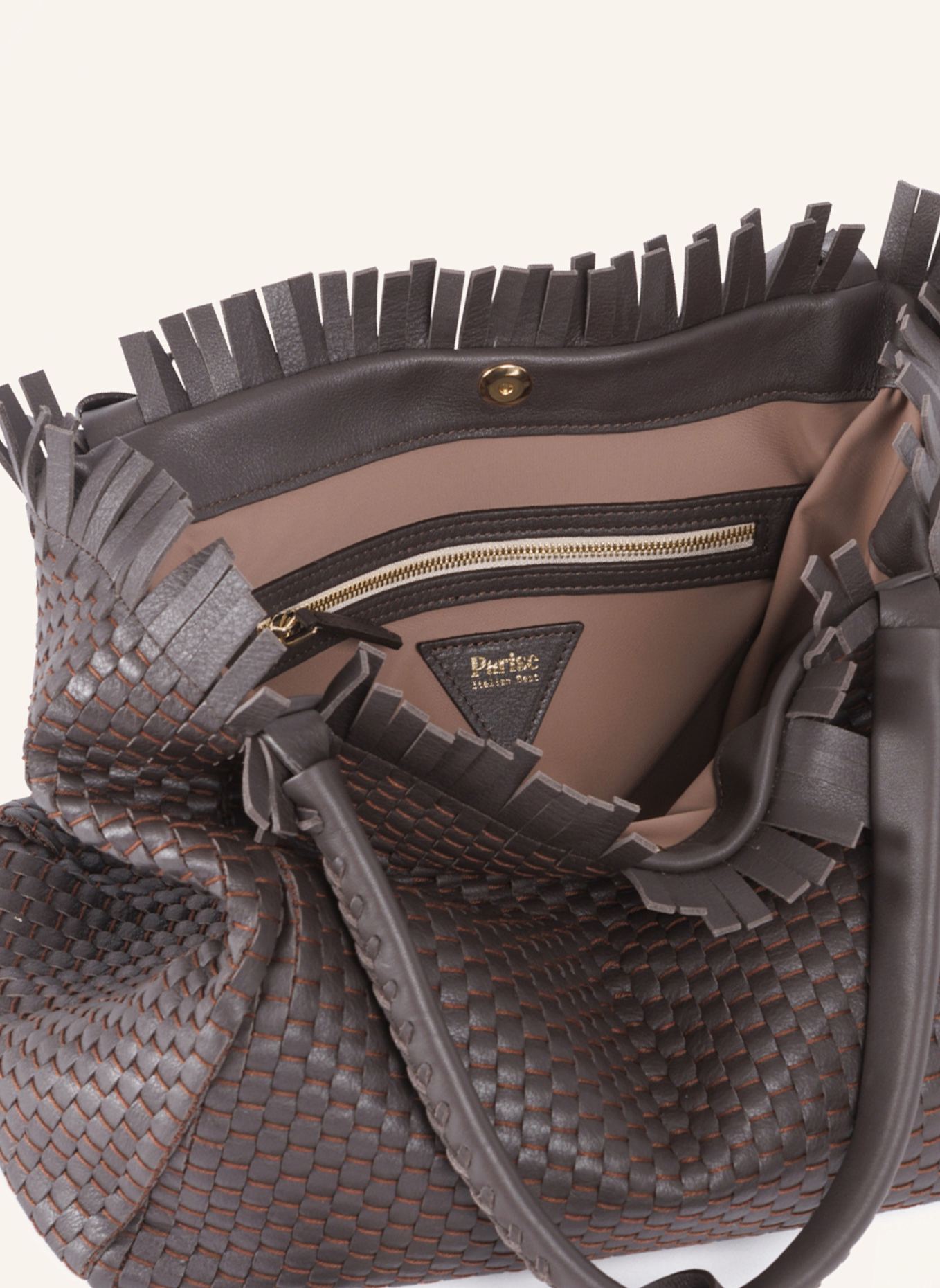 Parise Handtasche '09' MEDIUM: DUNKELBRAUN/ BRAUN