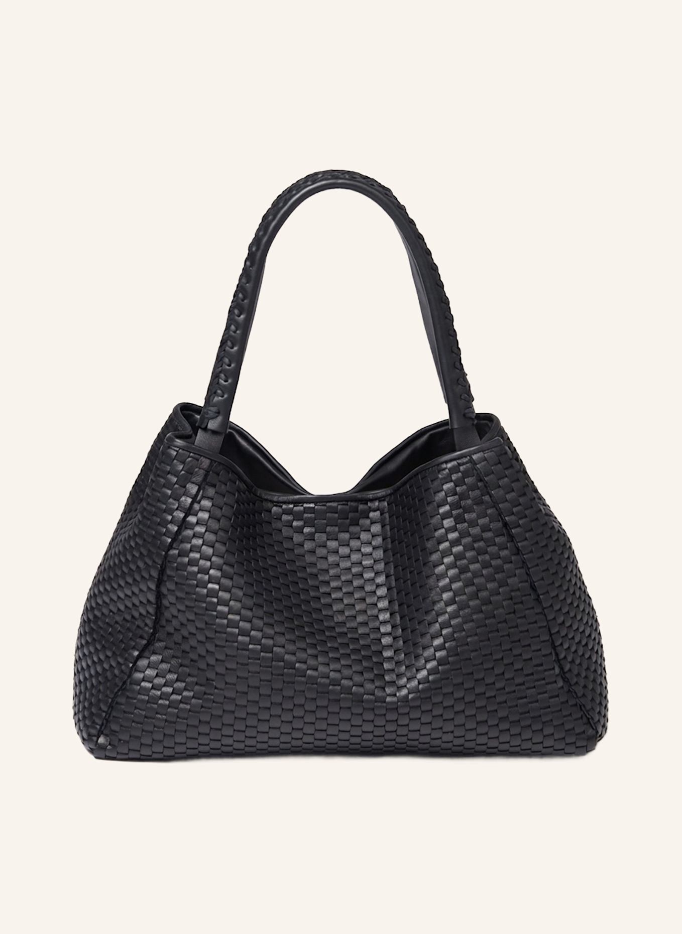Parise Handtasche '09' OHNE FRANSEN MEDIUM: SCHWARZ