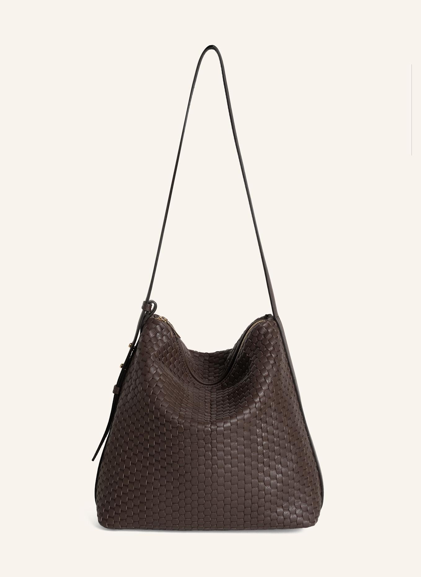 Parise "1725" Shoulder Bags: DARK BROWN