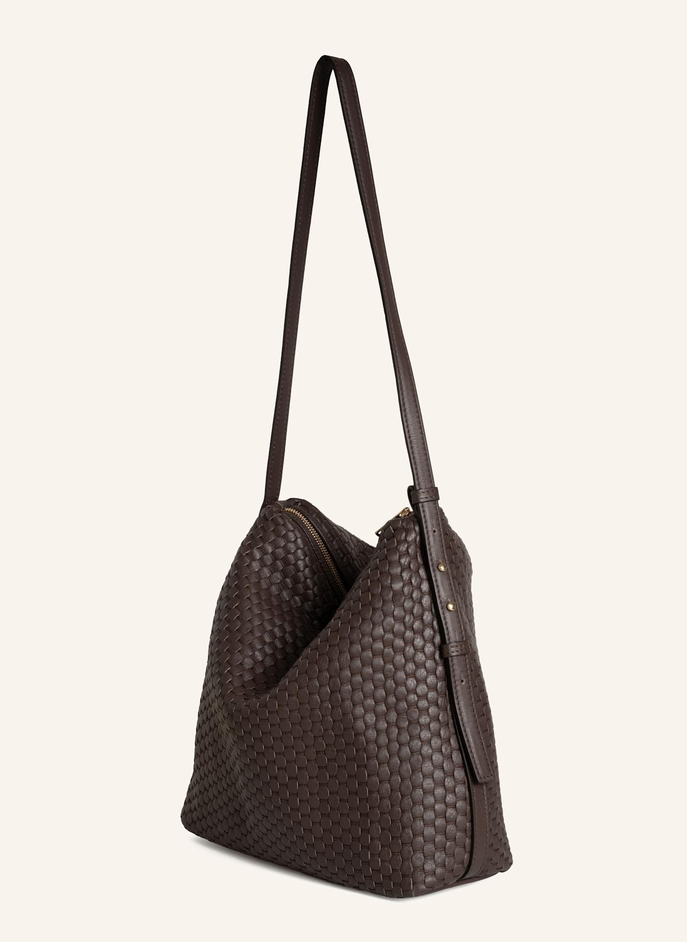 Parise "1725" Shoulder Bags: DARK BROWN