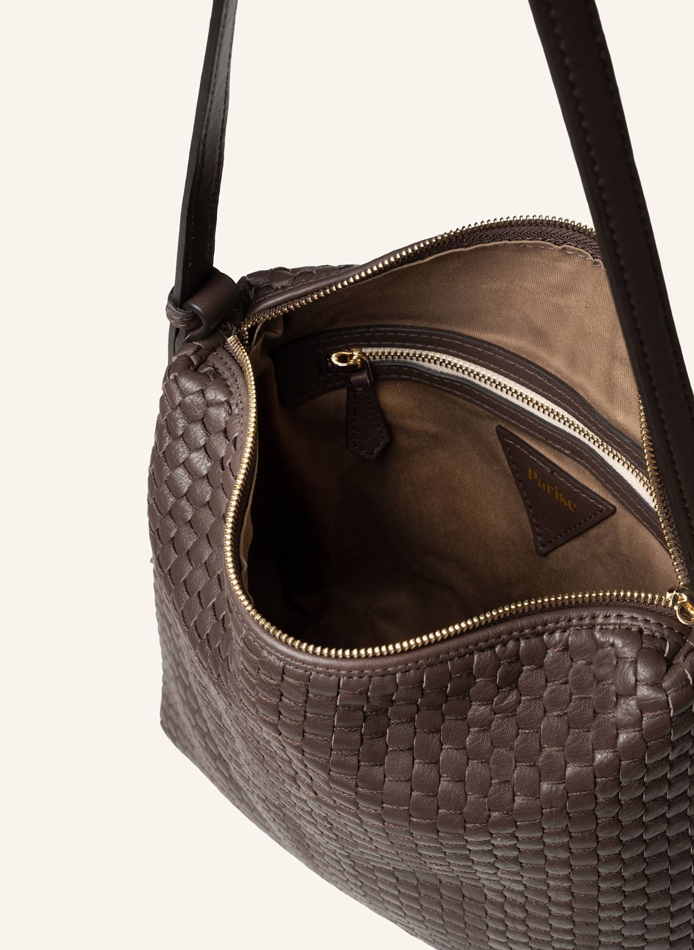 Parise "1725" Shoulder Bags: DARK BROWN