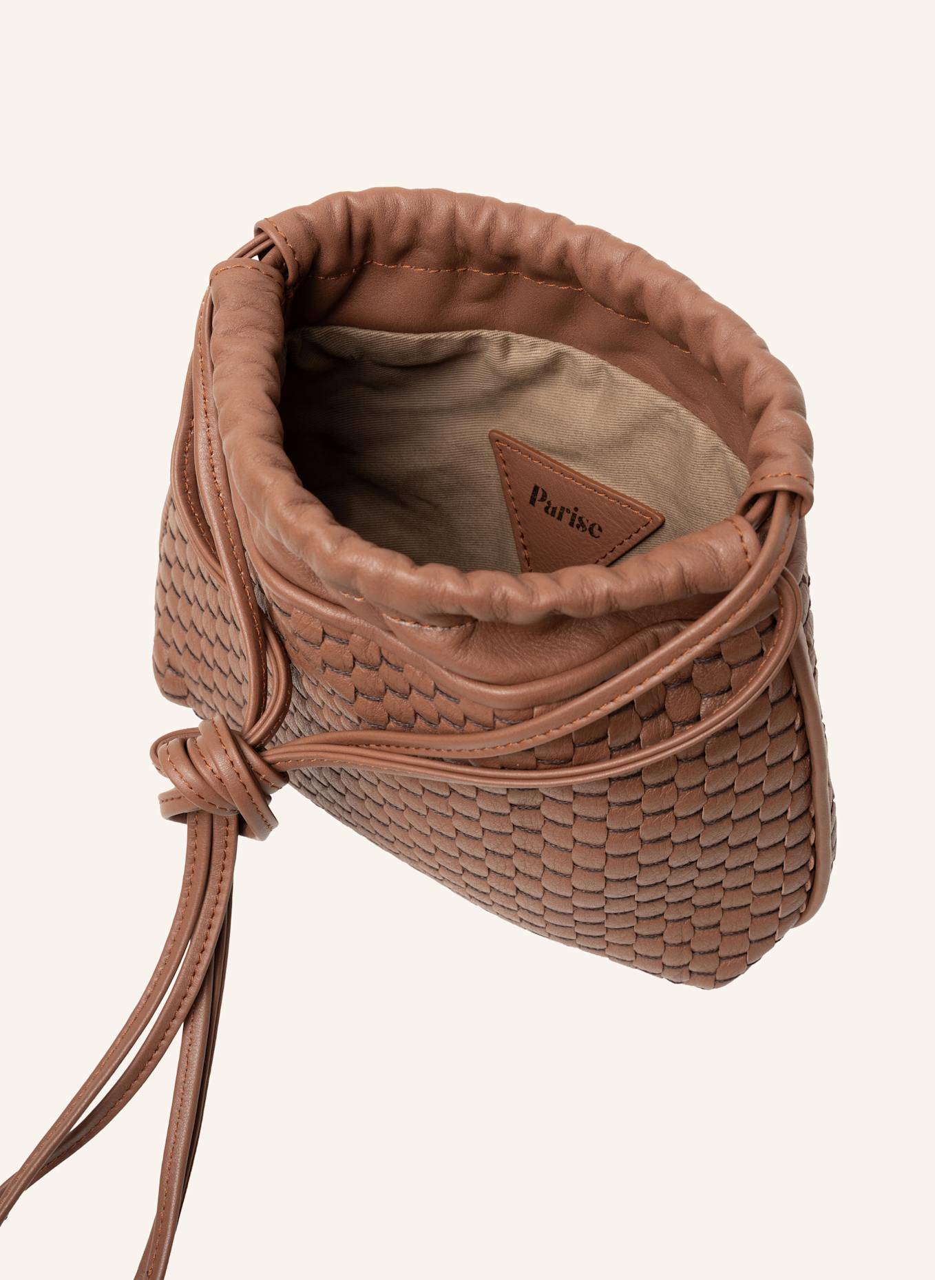 Parise Schoudertassen '828' POUCH: COGNAC