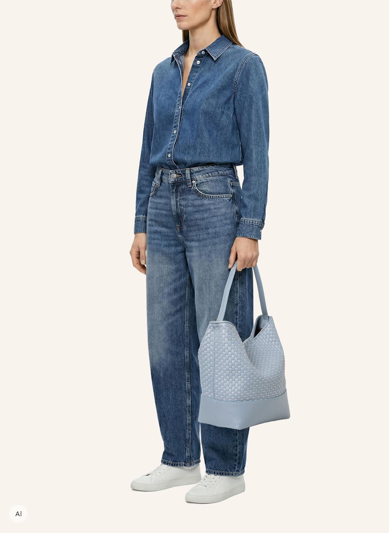 Parise Tas '51' MEDIUM: LICHTBLAUW/ BLAUW