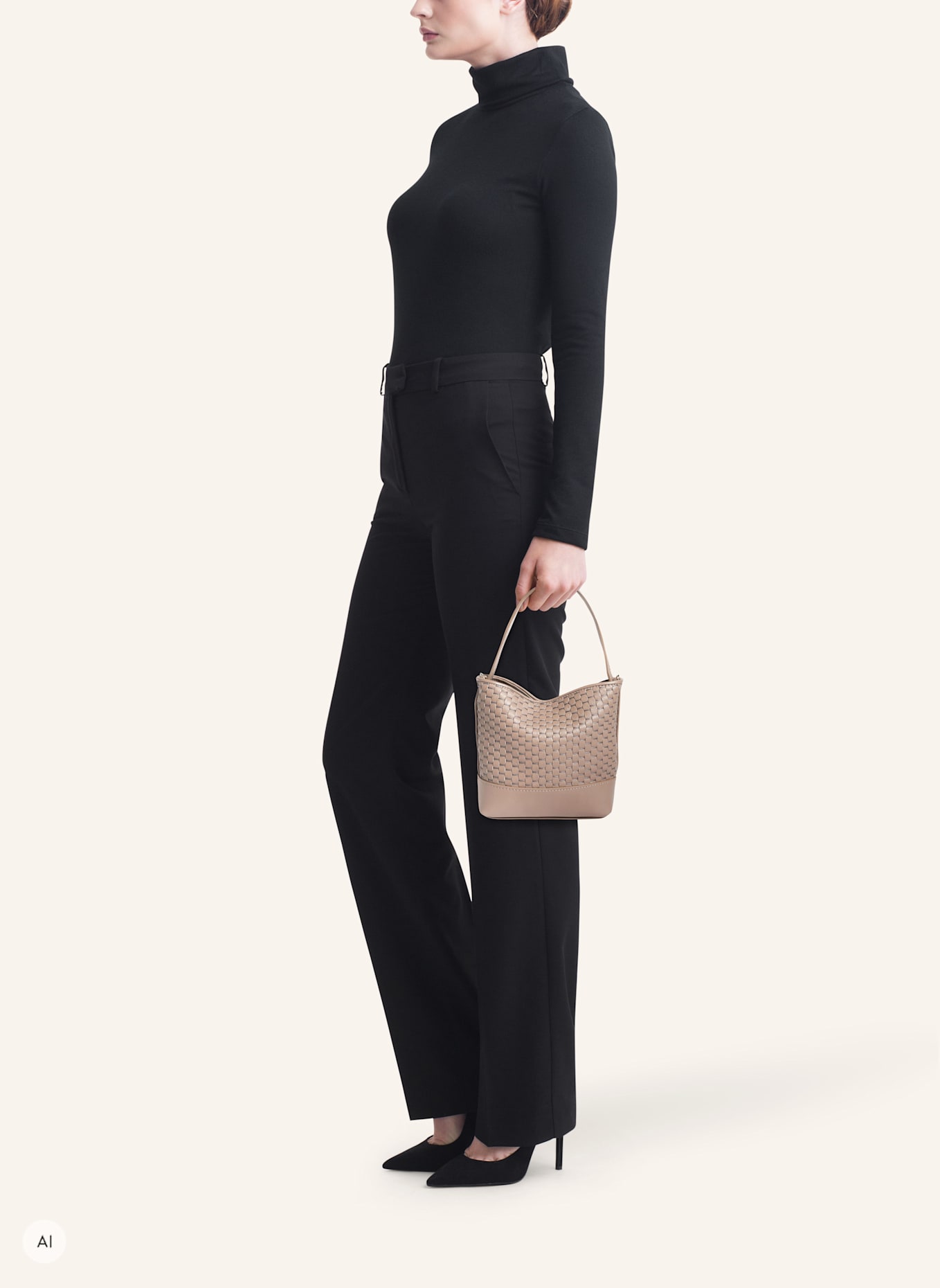 Parise Beuteltasche '51' SMALL: TAUPE