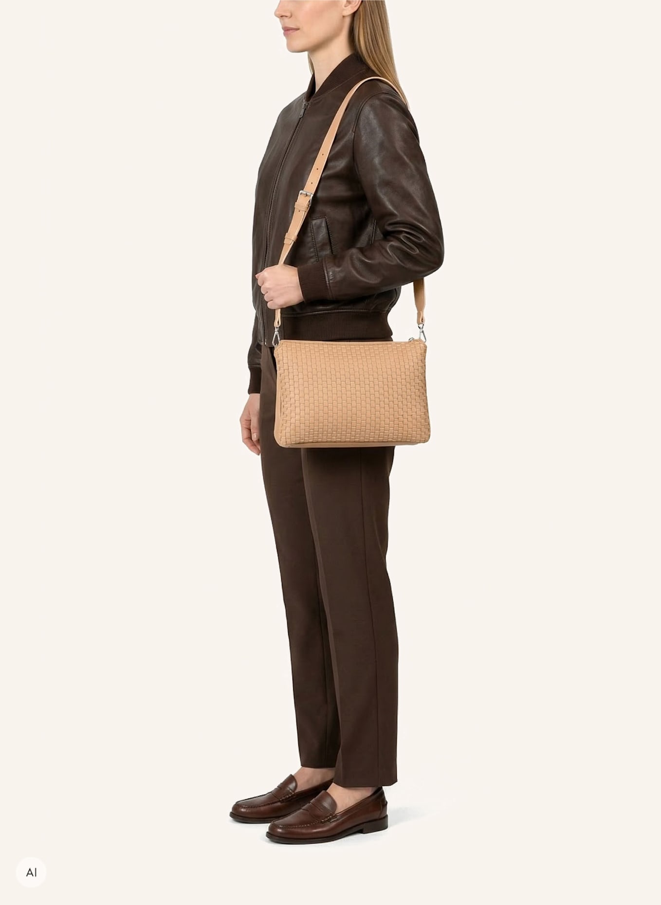 Parise Schoudertassen '21': CAMEL/ BEIGE