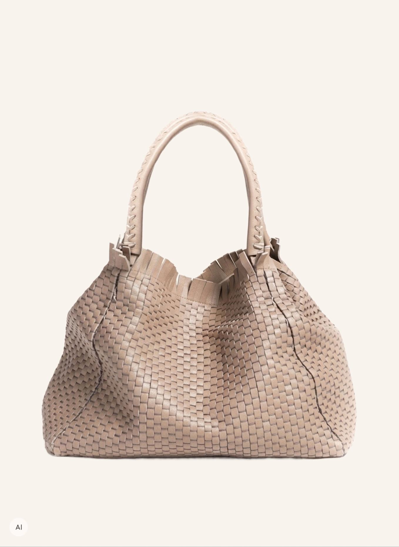 Parise '09' MEDIUM Handbag: TAUPE