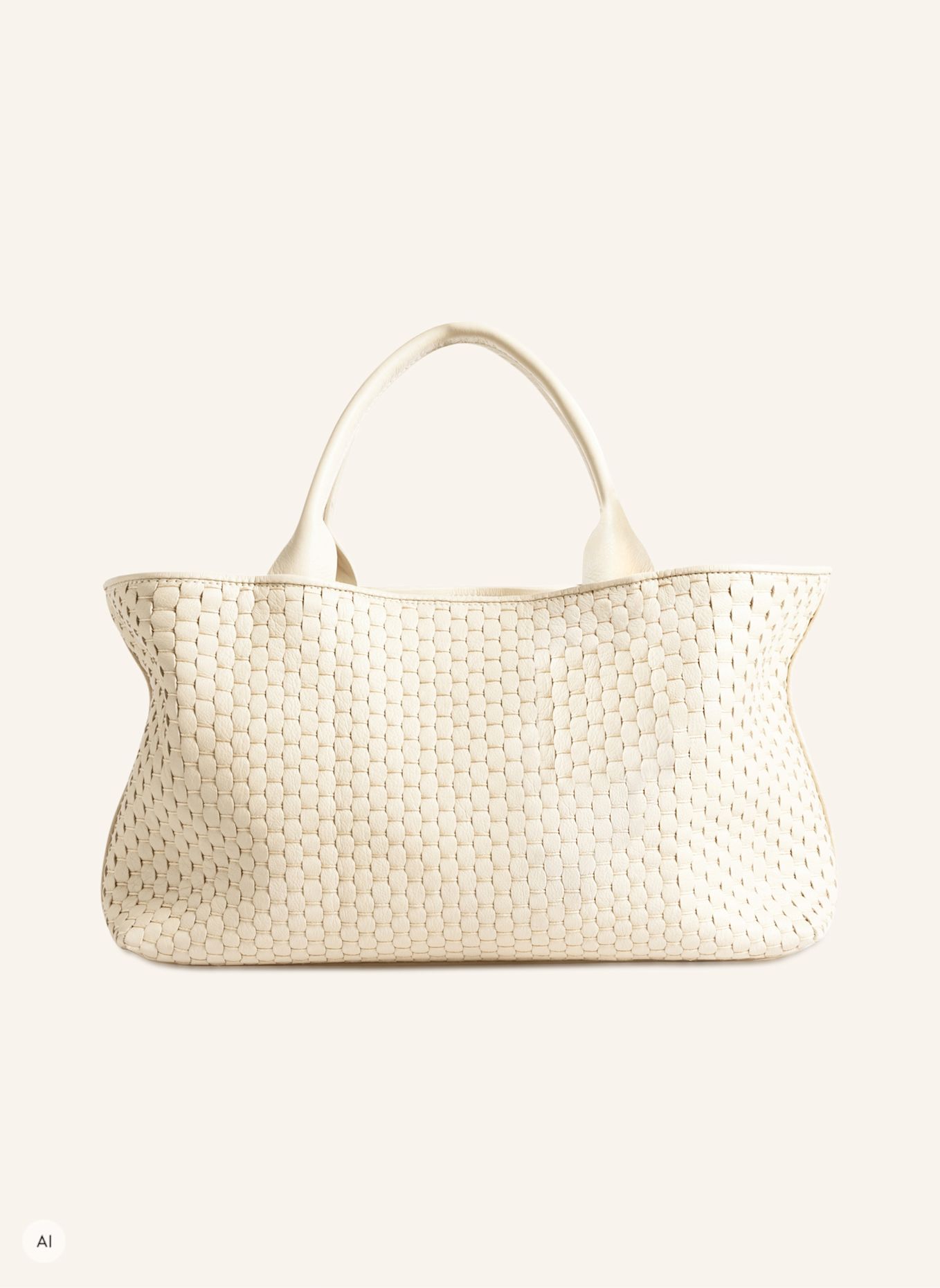 Parise Tote bag '60' SMALL: WIT