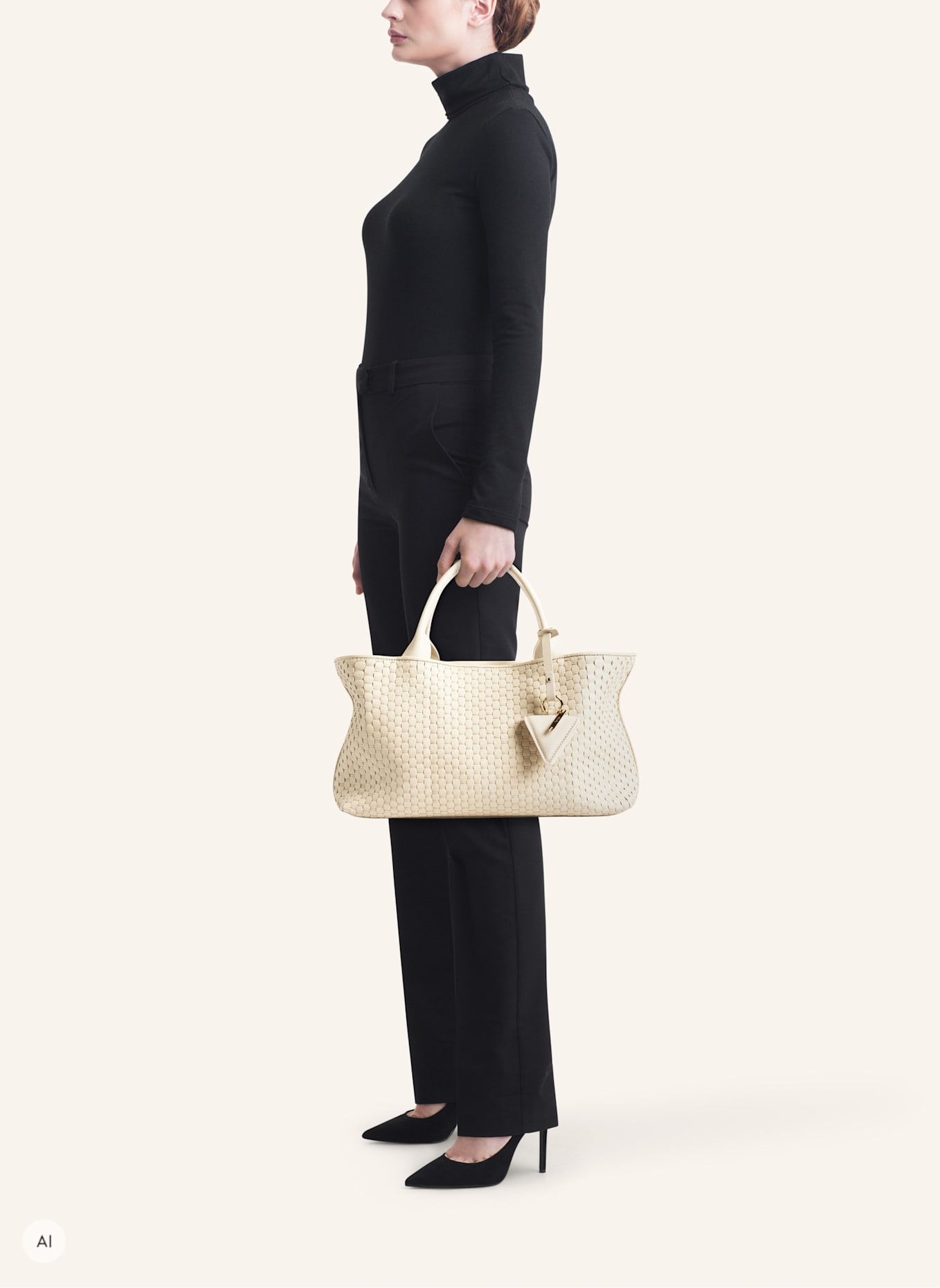 Parise Draagtas '60' SMALL: WIT