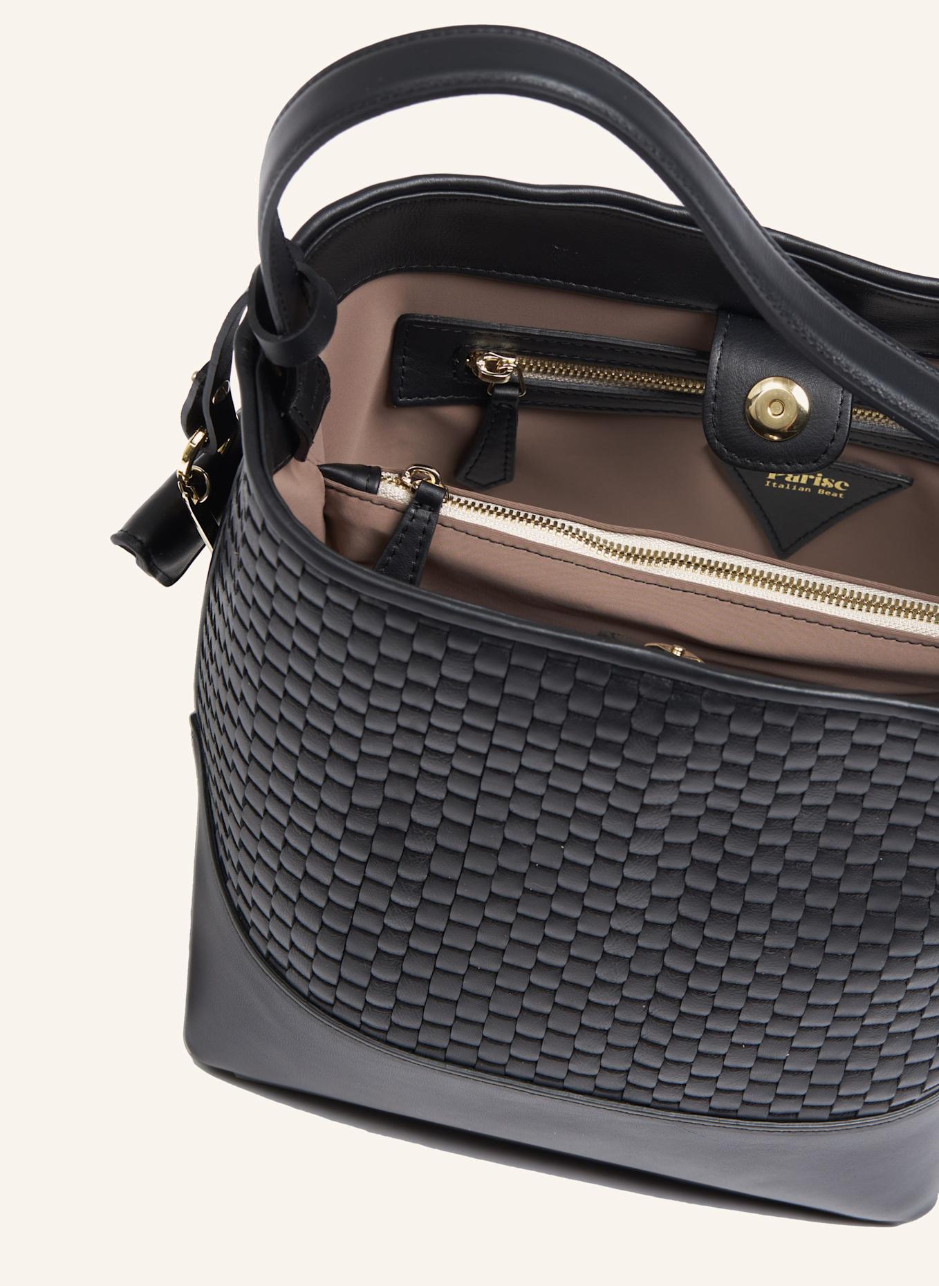 Parise Beuteltasche '51' MEDIUM: SCHWARZ