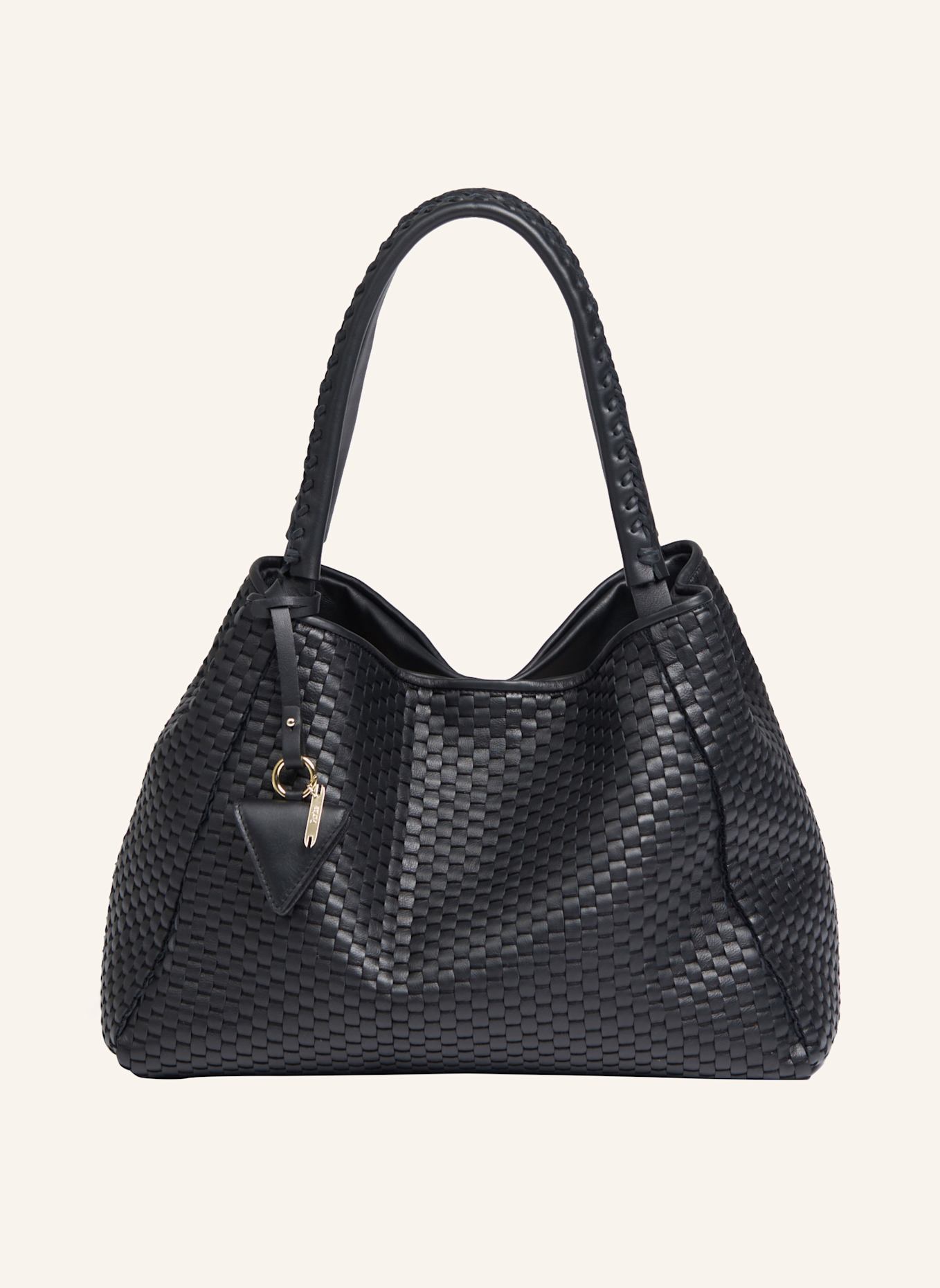 Parise Handtasche '09' OHNE FRANSEN: SCHWARZ