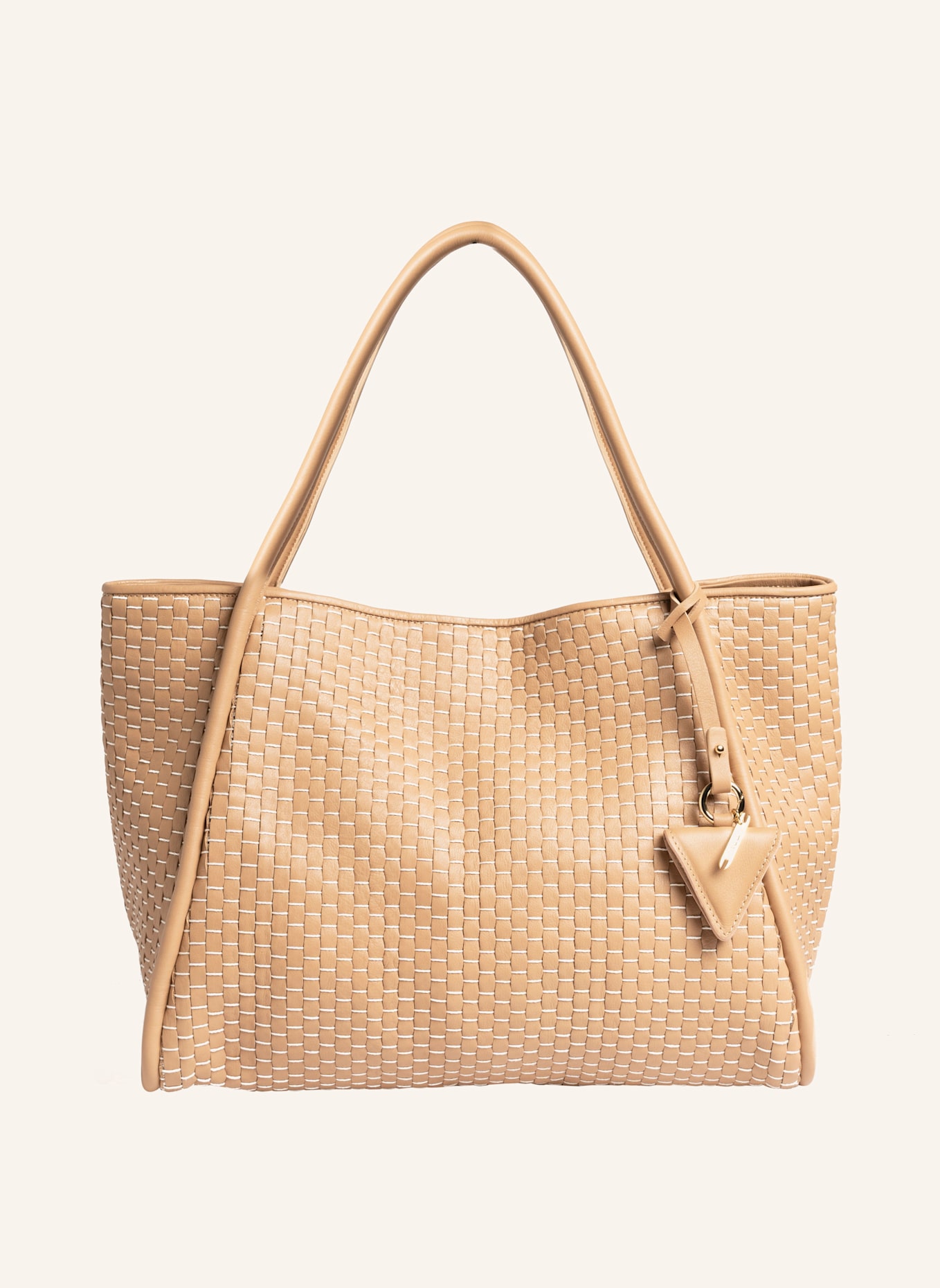 Parise Handtasche '09' RÖHRENFÖRMIG OHNE FRANSEN: BEIGE/ CAMEL