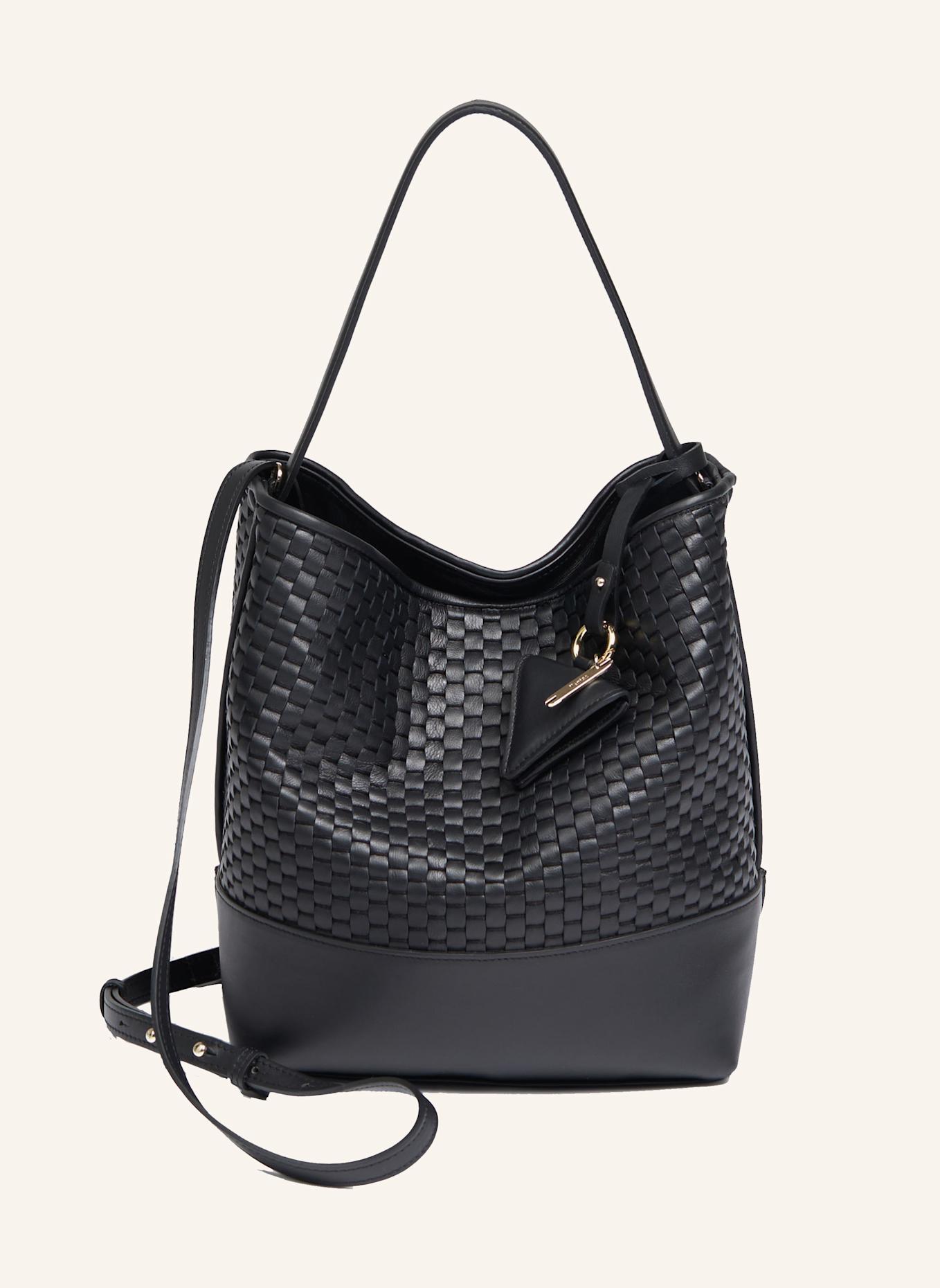 Parise Beuteltasche '51' MEDIUM: SCHWARZ