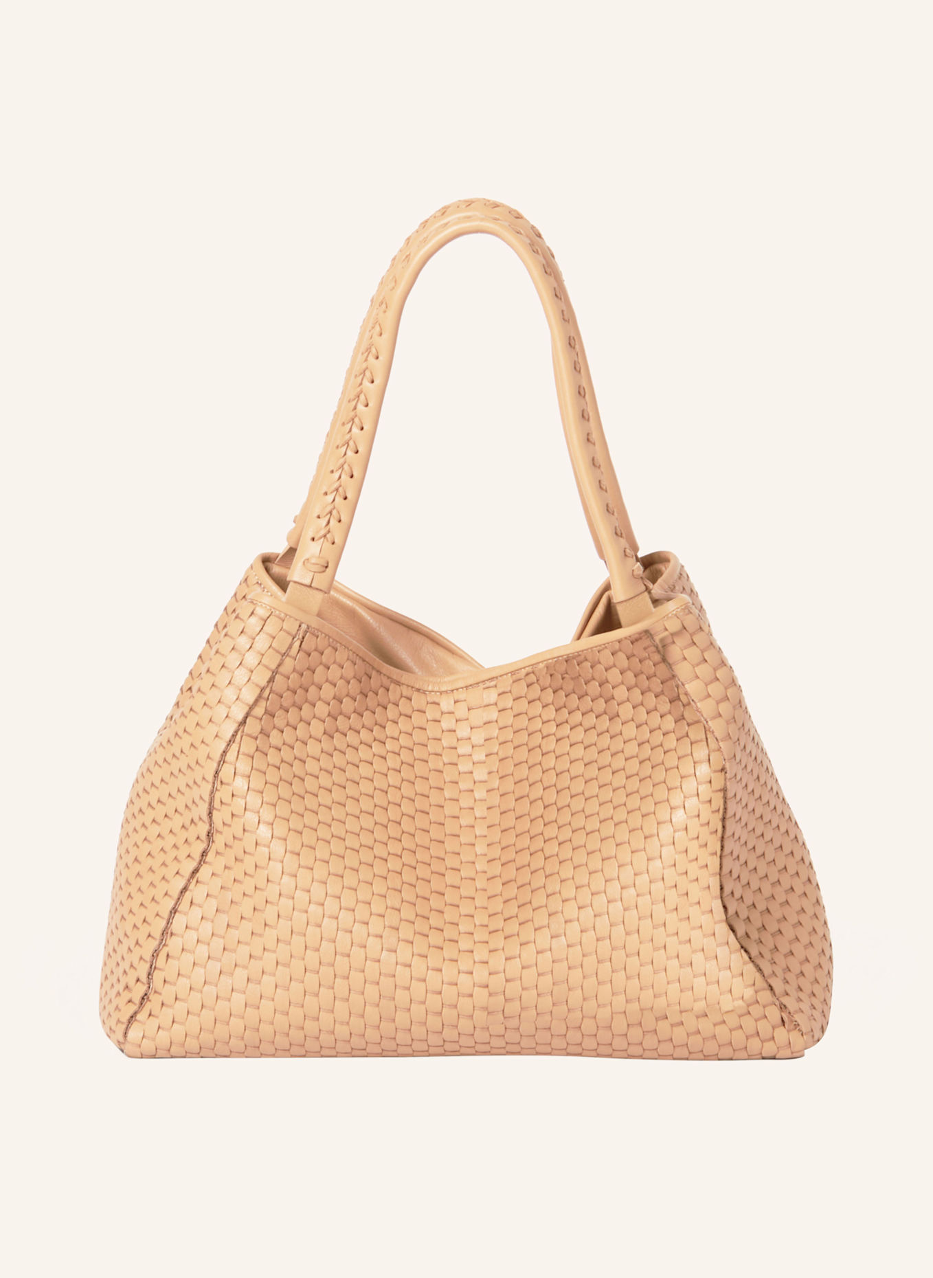 Parise Handtasche '09' OHNE FRANSEN: BEIGE/ CAMEL