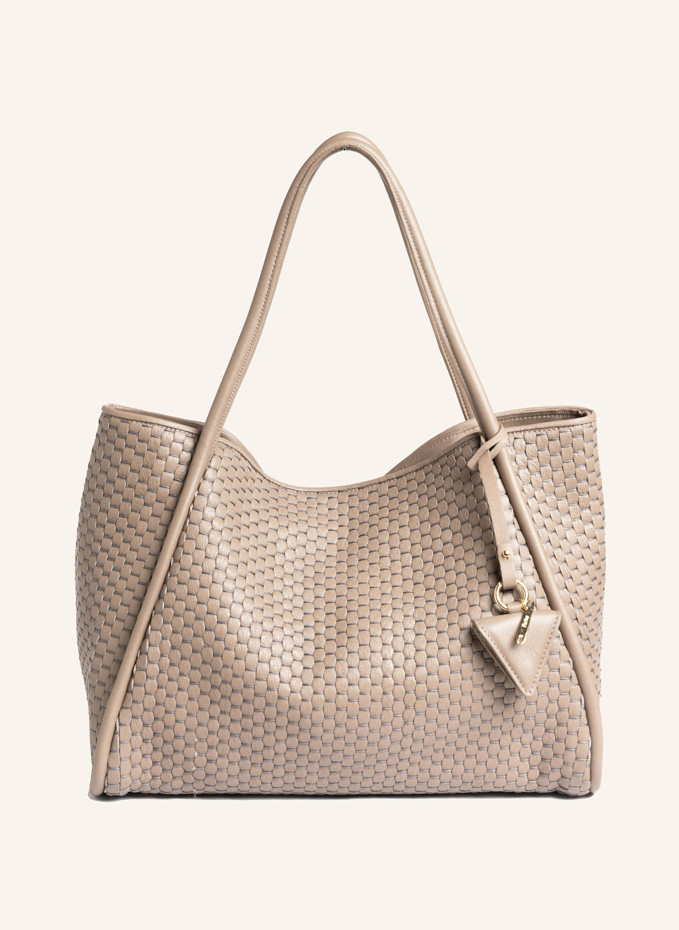 Parise Handtasche '09' RÖHRENFÖRMIG OHNE FRANSEN: TAUPE