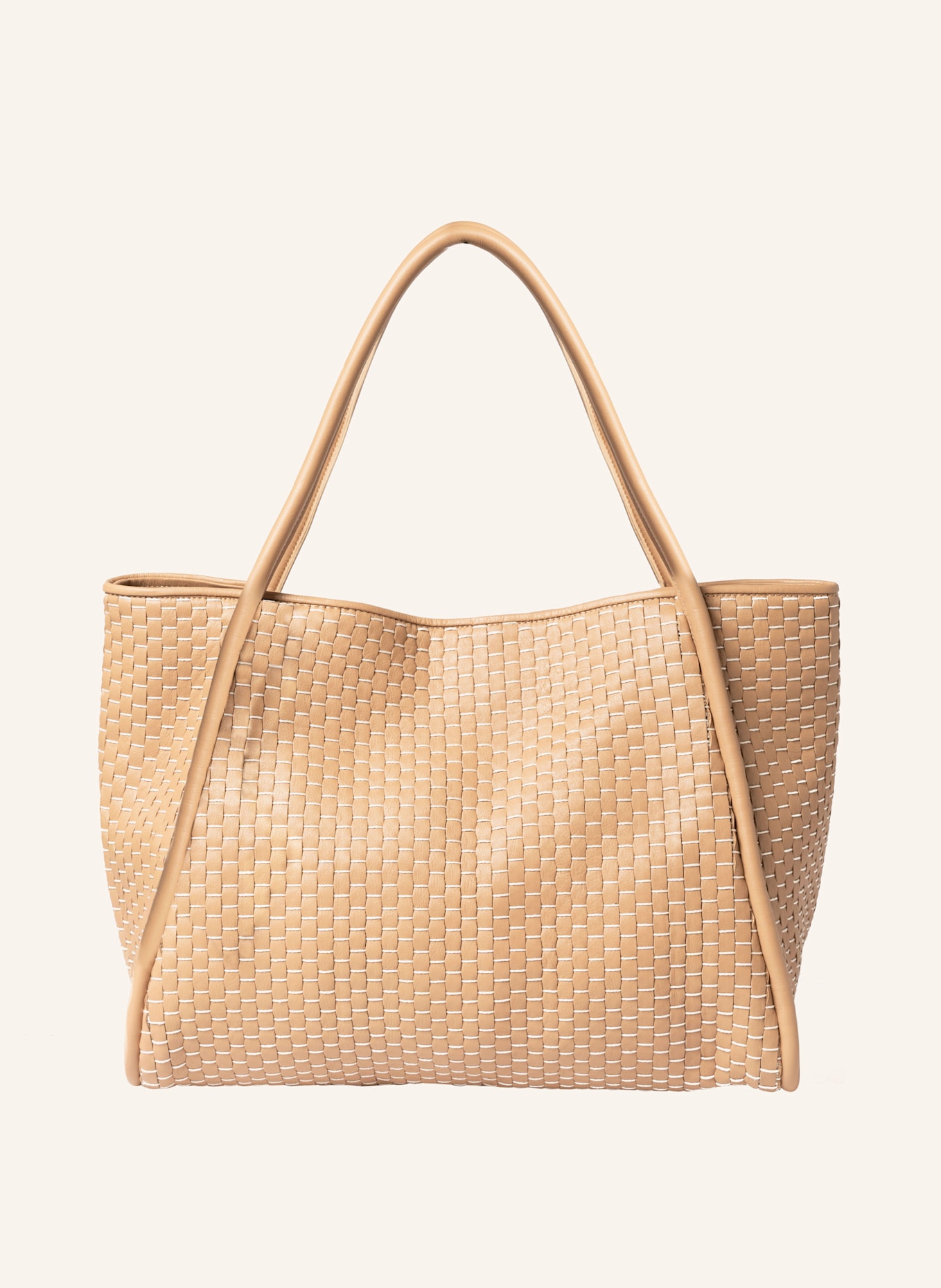 Parise Handtasche '09' RÖHRENFÖRMIG OHNE FRANSEN: BEIGE/ CAMEL