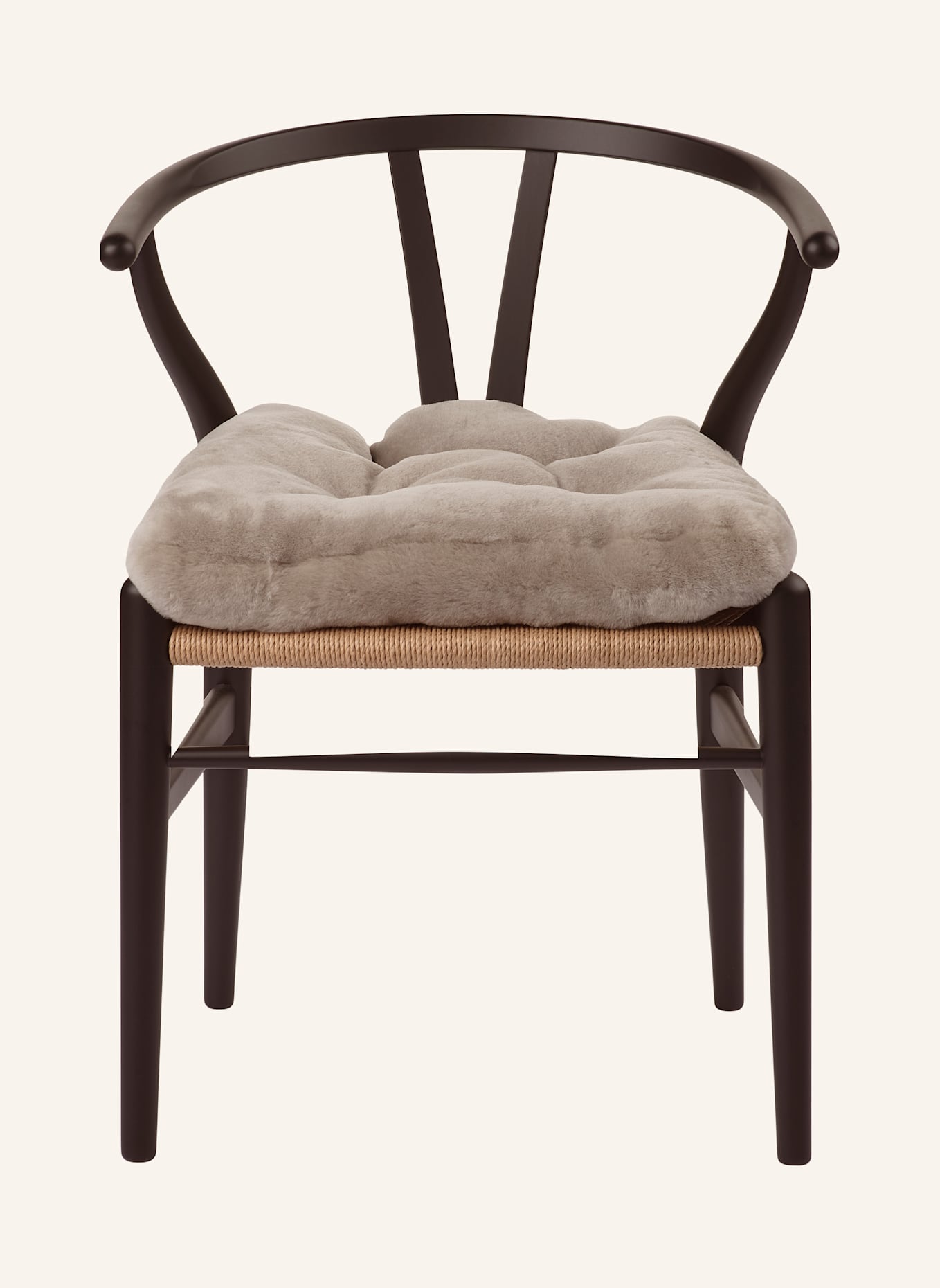 Natures Collection Fellkissen Mokassin Stuhl Fellkissen: SILBER