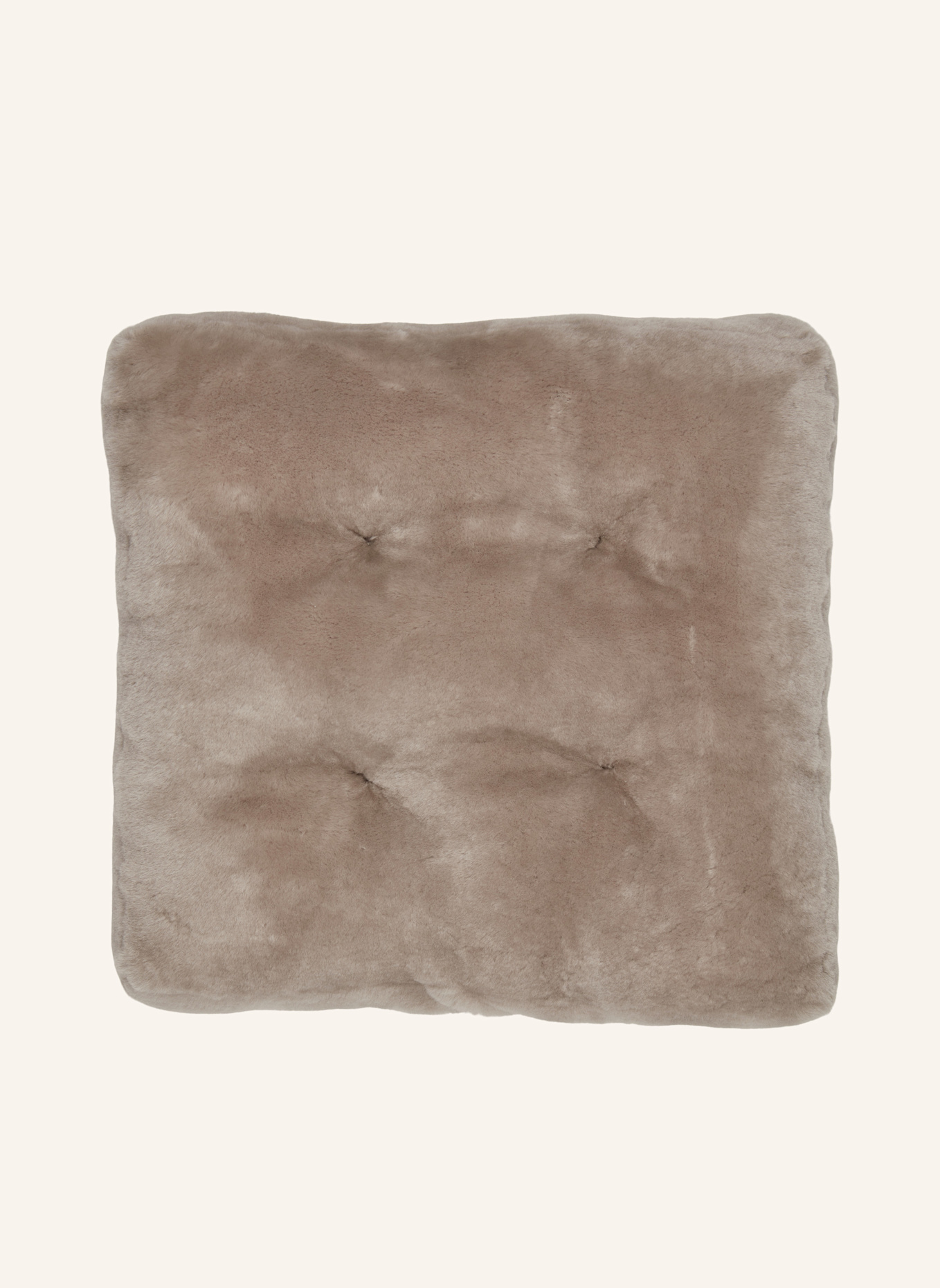 Natures Collection Fellkissen Mokassin Stuhl Fellkissen: SILBER