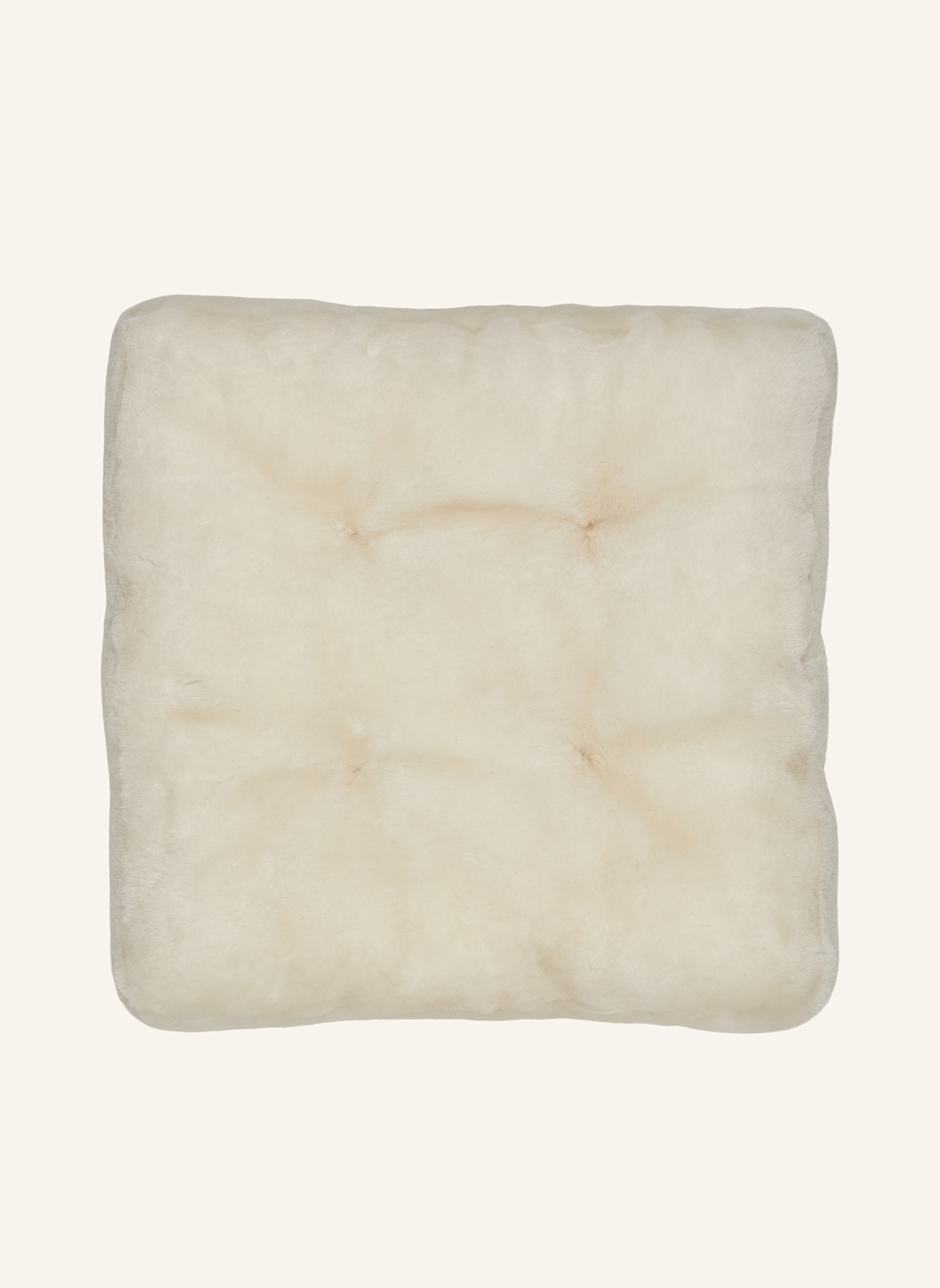 Natures Collection Fellkissen Mokassin Stuhl Fellkissen: WEISS