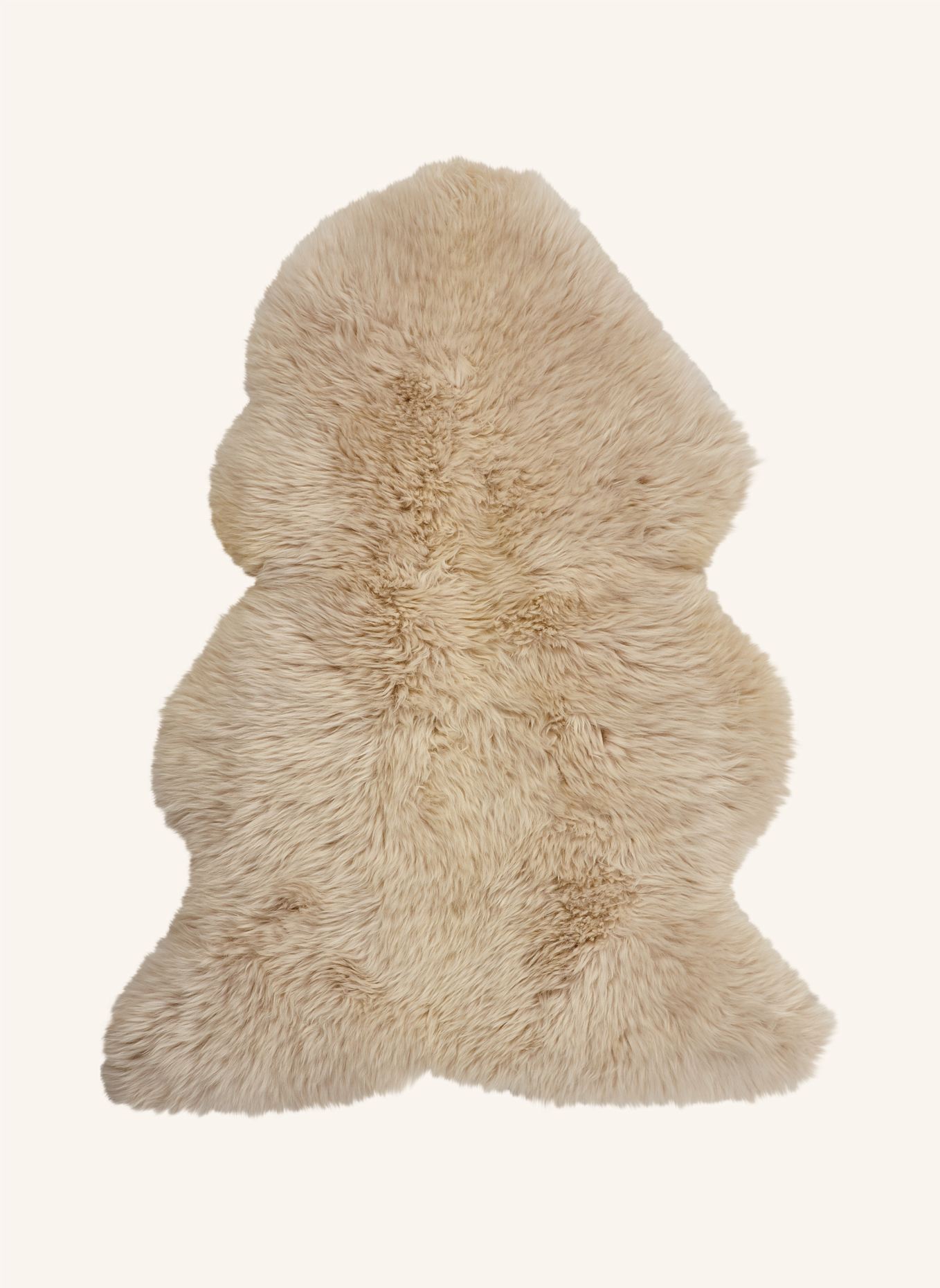 Natures Collection Lammfell Teppich: BEIGE